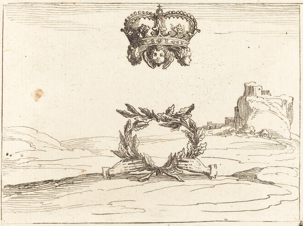 The Two Crowns by Jacques Callot