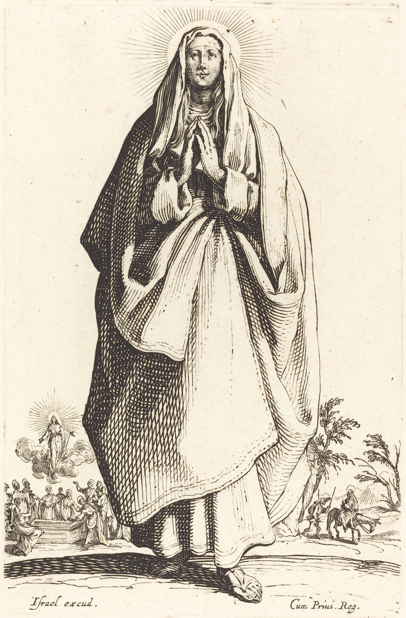 The Virgin by Jacques Callot