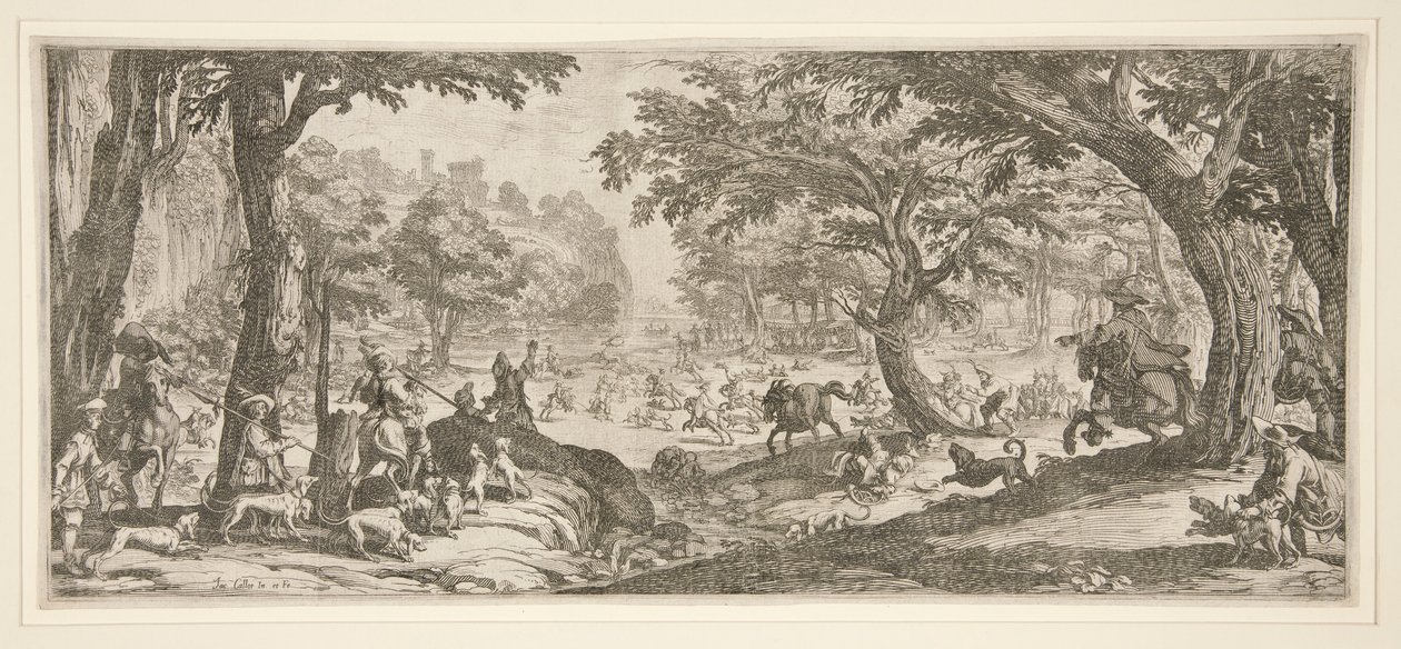 The Large Hunt by Jacques Callot