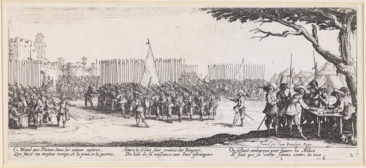 Vendels for the City Walls by Jacques Callot