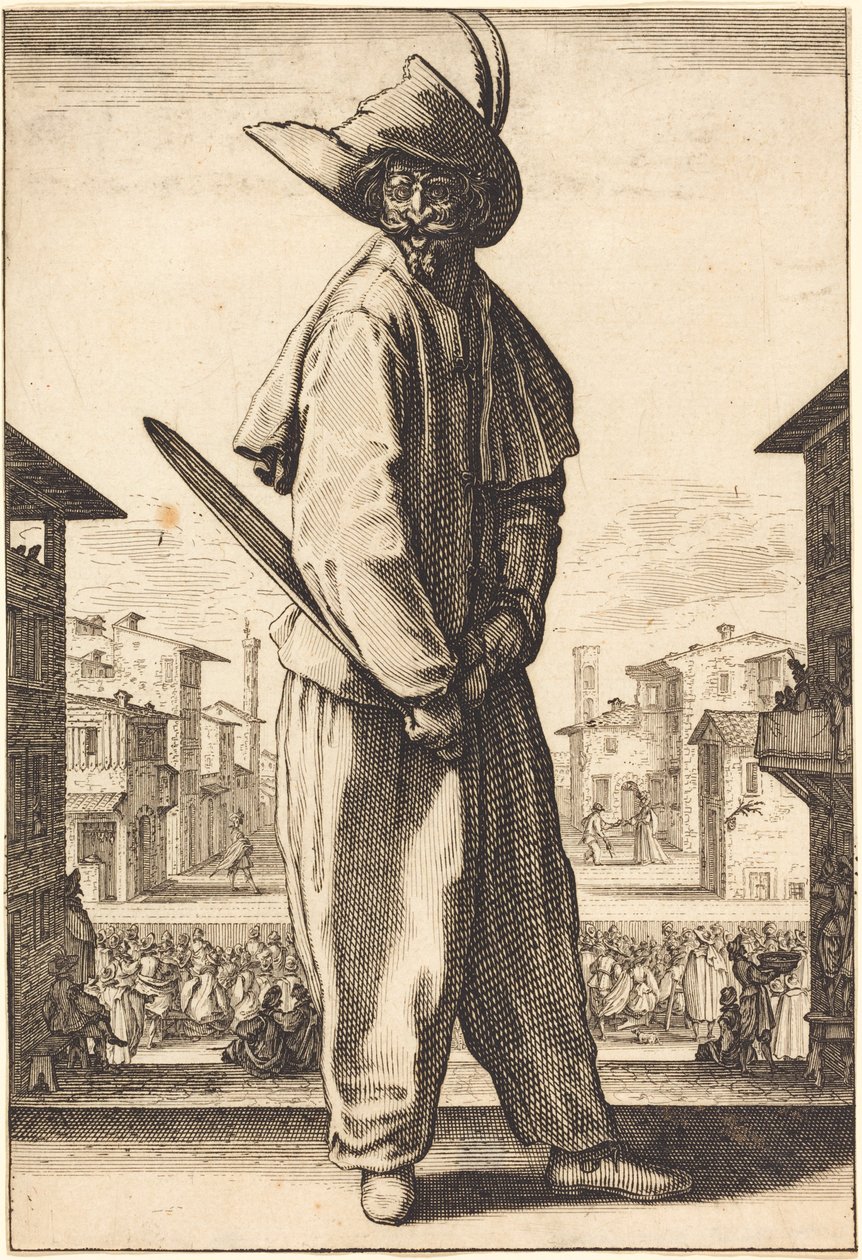 Zanni by Jacques Callot