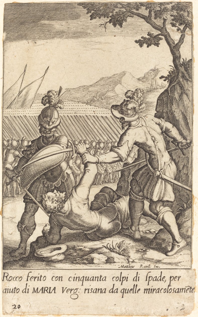 Rocco by Jacques Callot after Matteo Rosselli