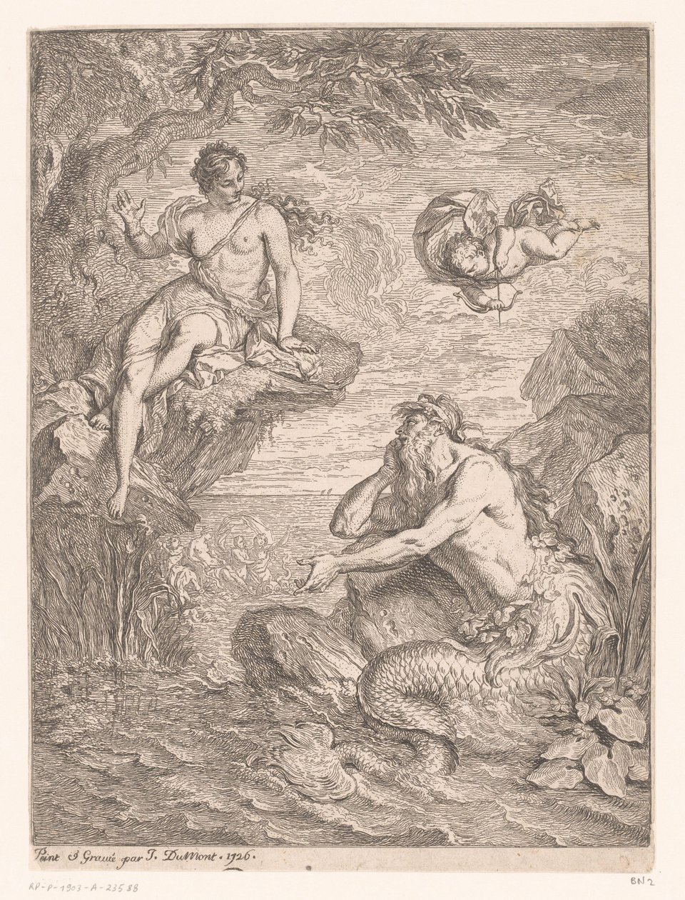 Glaucus and Scylla by Jacques Dumont