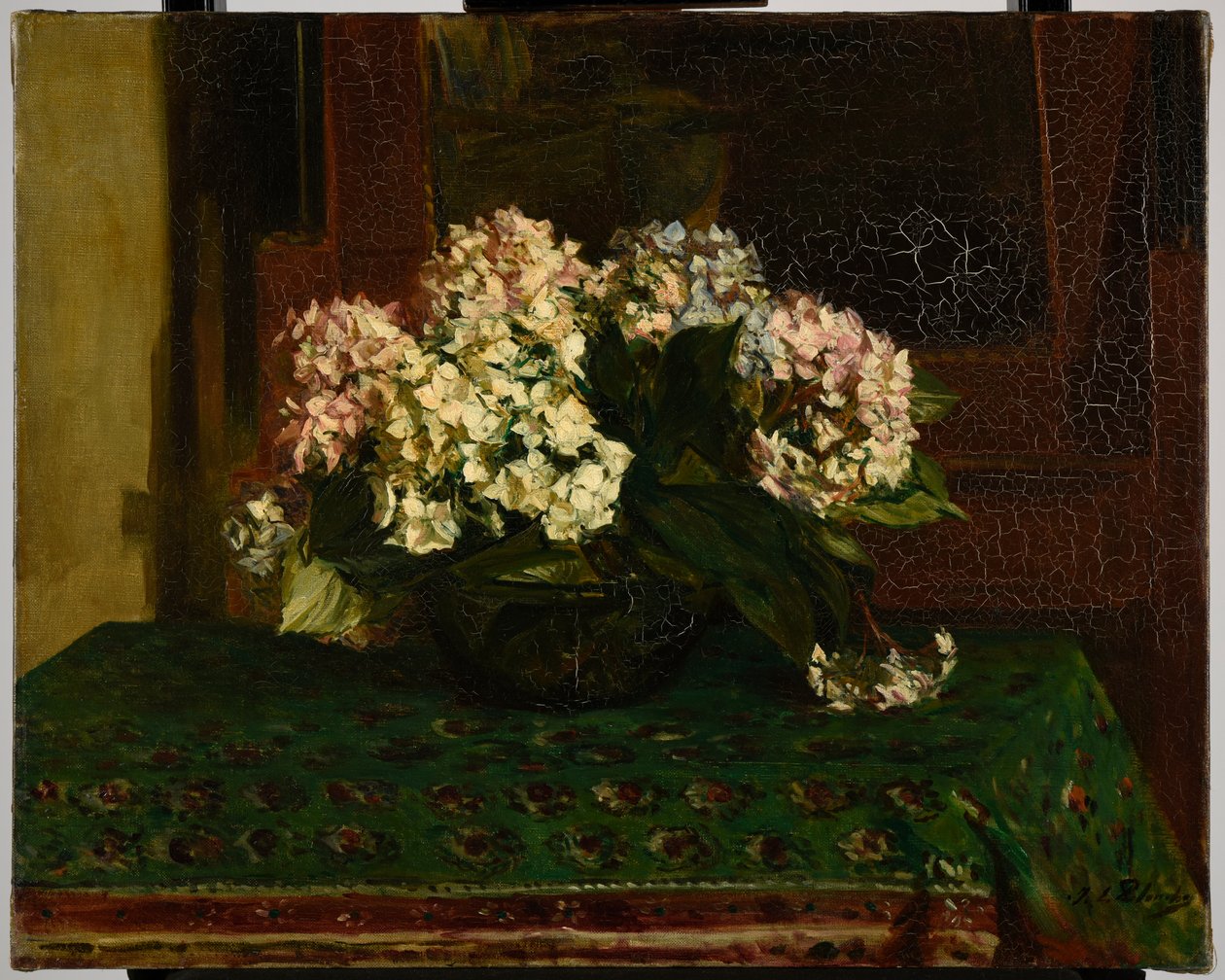 Hydrangeas (Great Heat) by Jacques Emile Blanche