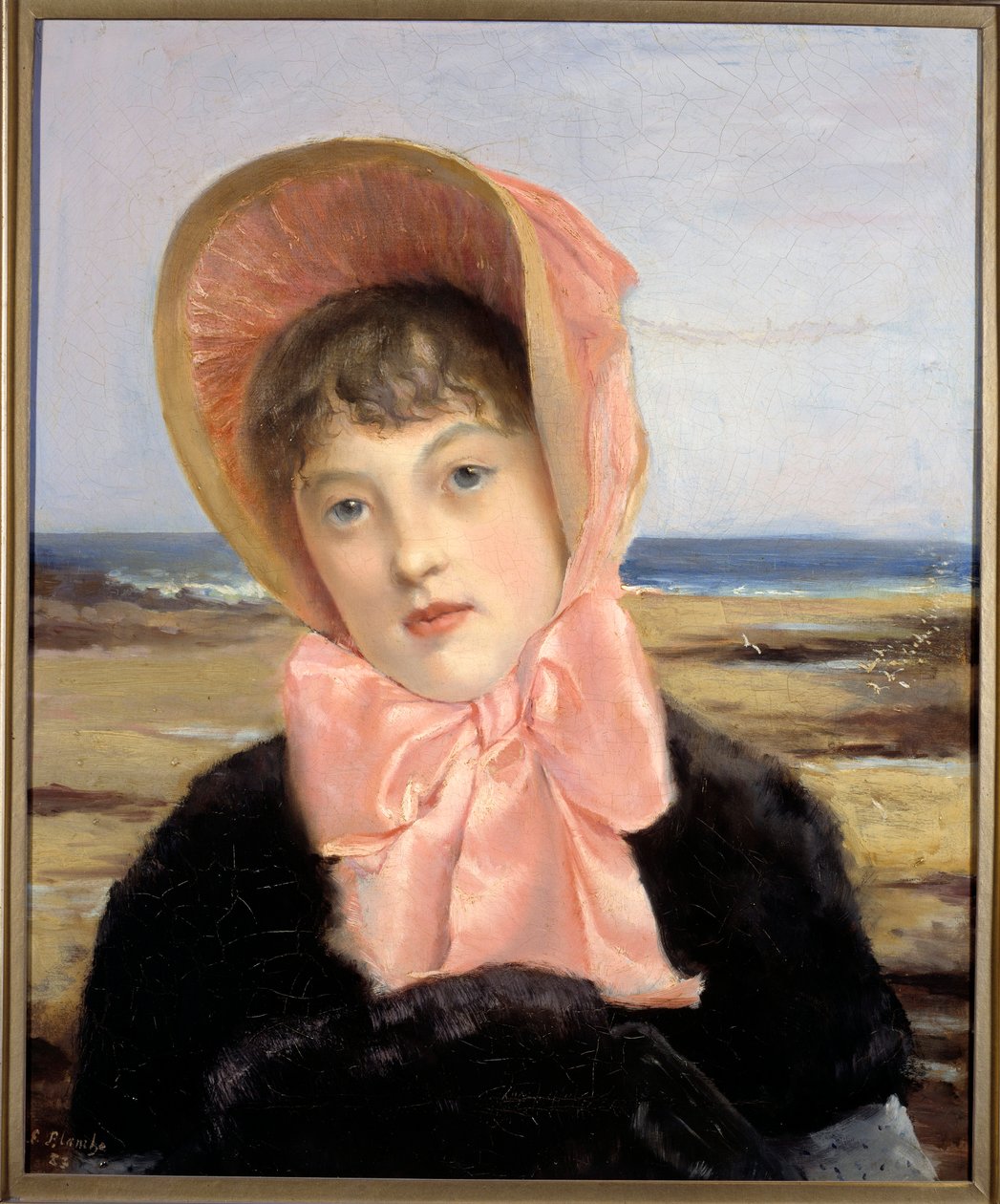 The Pink Hat by Jacques Emile Blanche