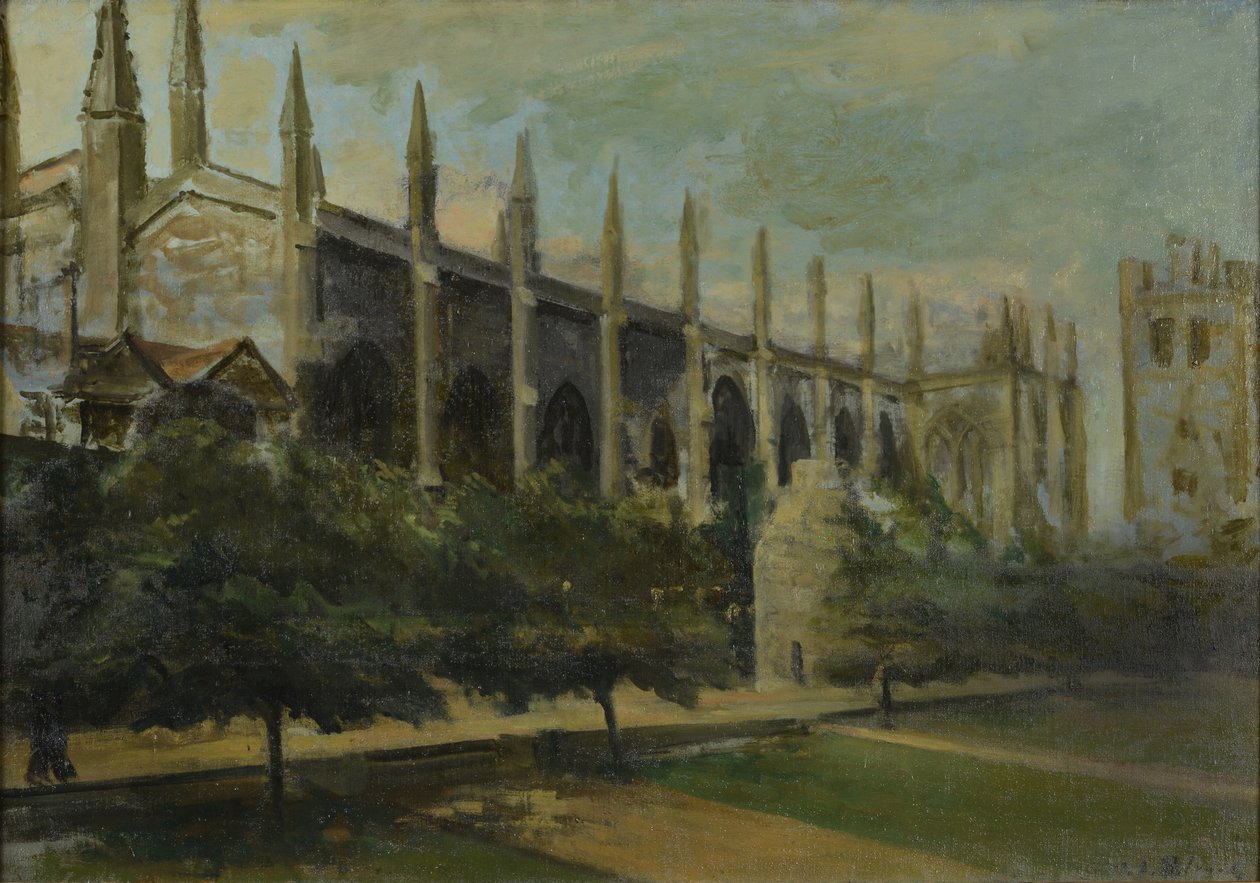 New College, Oxford by Jacques Emile Blanche