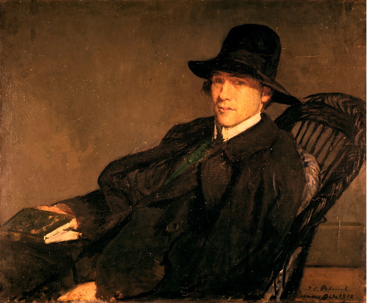 Portrait of Andre Gide by Jacques Emile Blanche