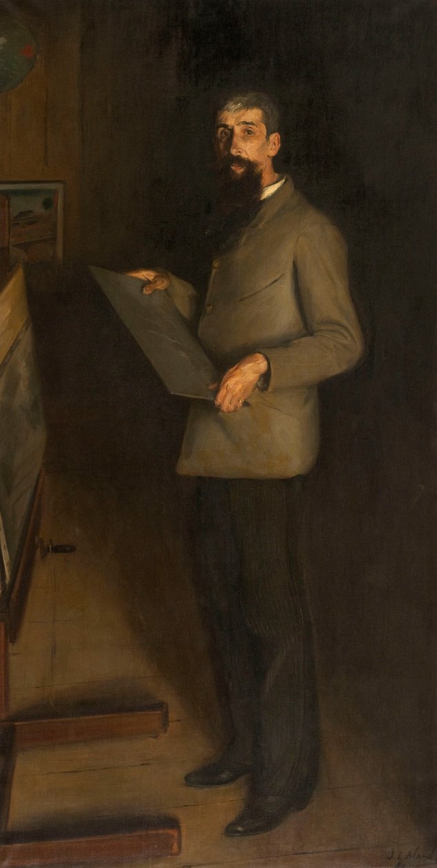 Portrait of Henri Guérard, 1889 by Jacques Emile Blanche