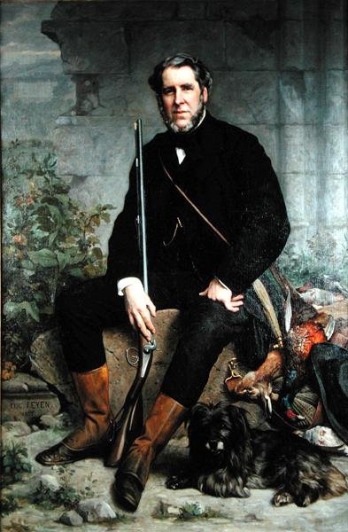 Portrait of John Bowes (1811-85) by Jacques Eugene Feyen