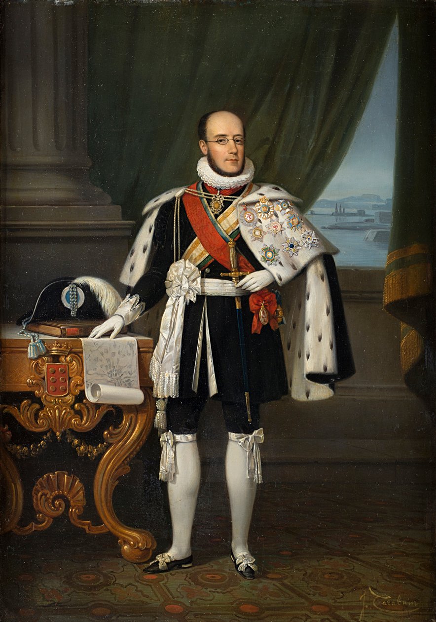Infante Luís, Duke of Porto, Future King Luís I of Portugal, before 1860 by Jacques Francois Carabain