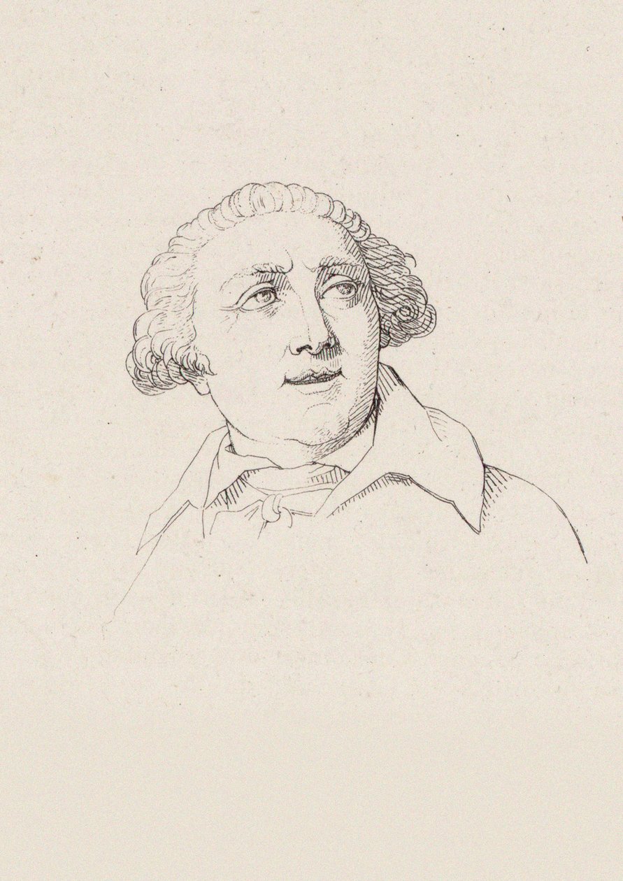 Portrait of Giovanni Paisiello 1740-1816 by Jacques Frémy