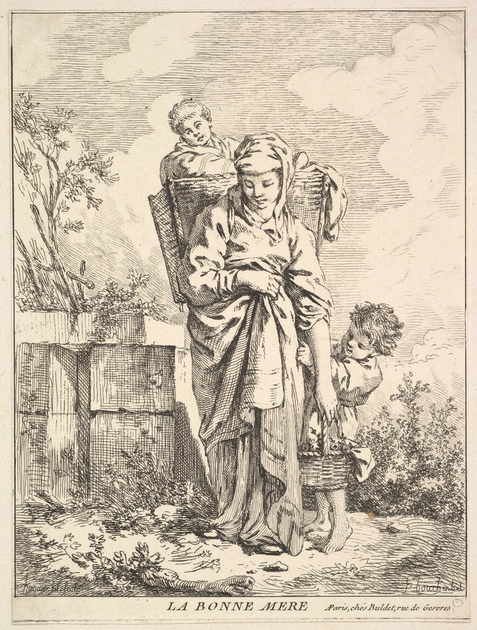 The Good Mother by Jacques Gabriel Huquier