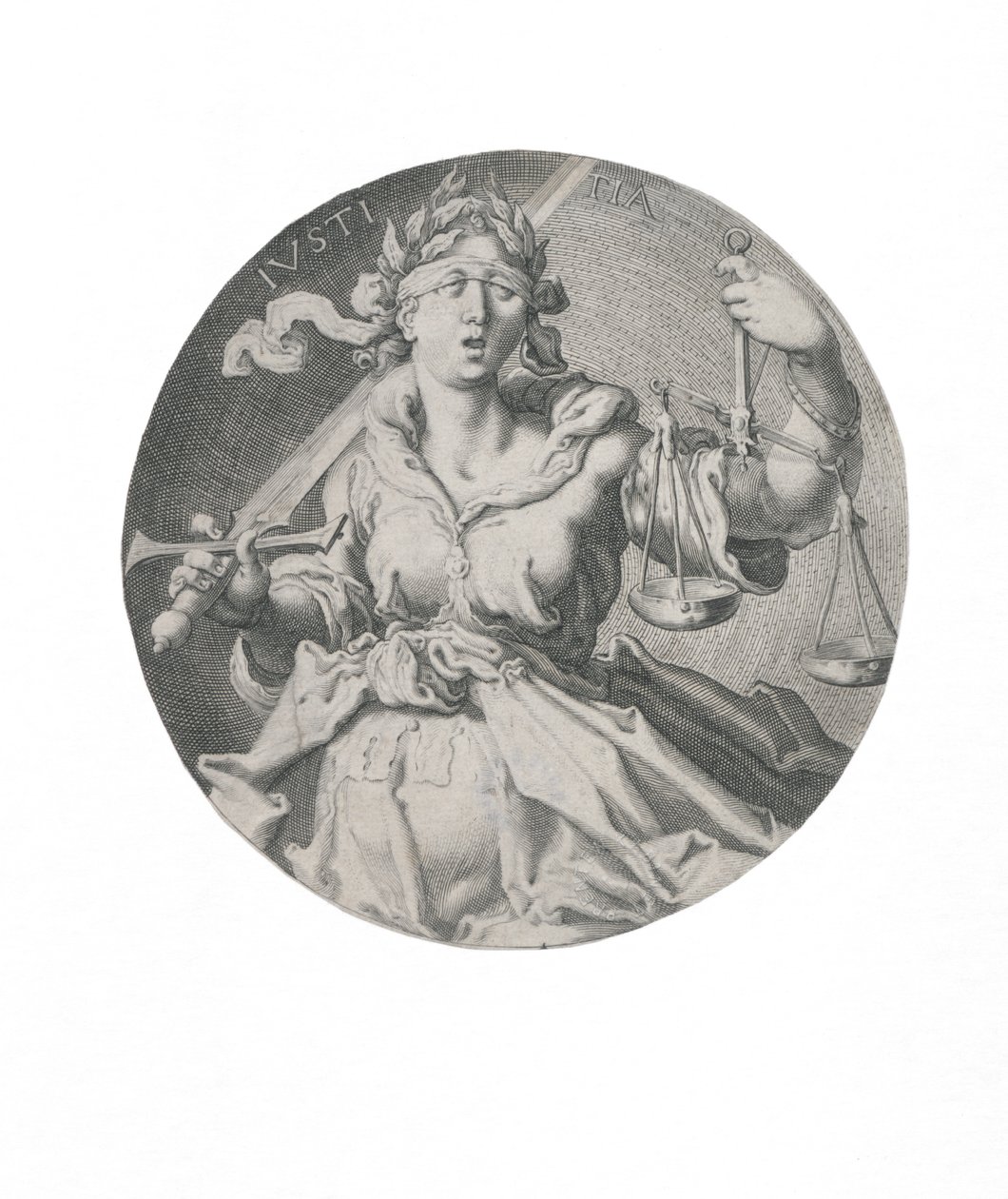 Justice, 1593 by Jacques Gheyn