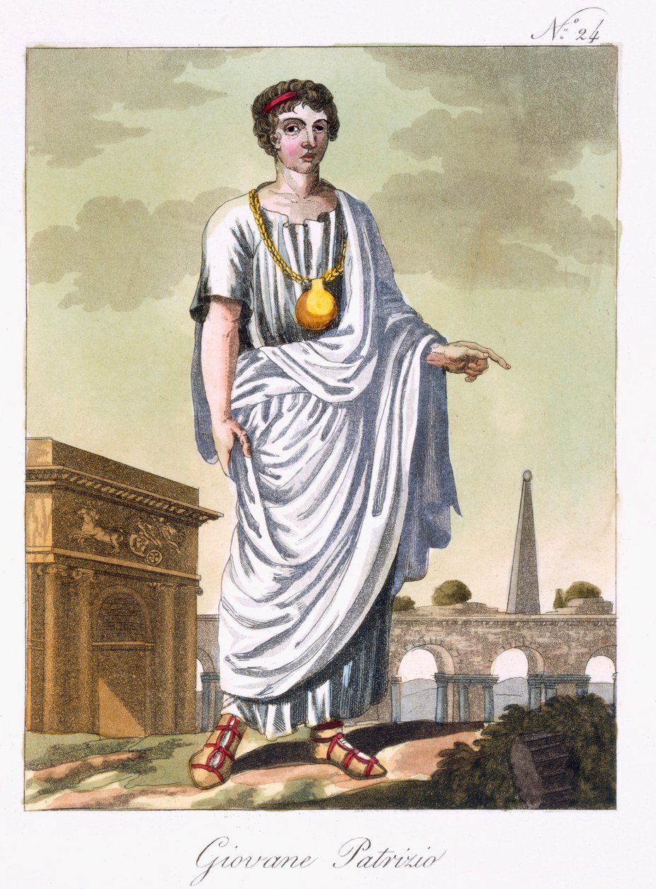 A Young Patrician, Illustration from 
