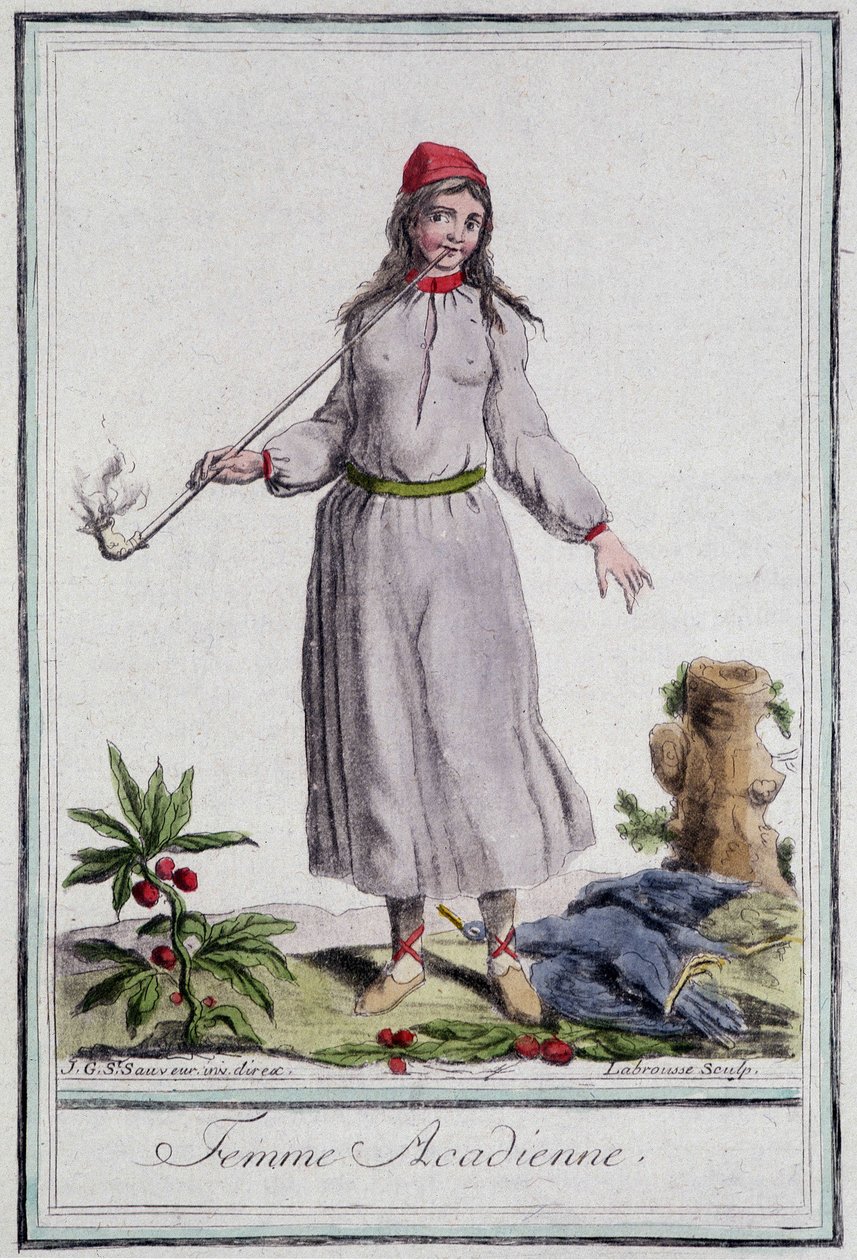Acadian woman - in 