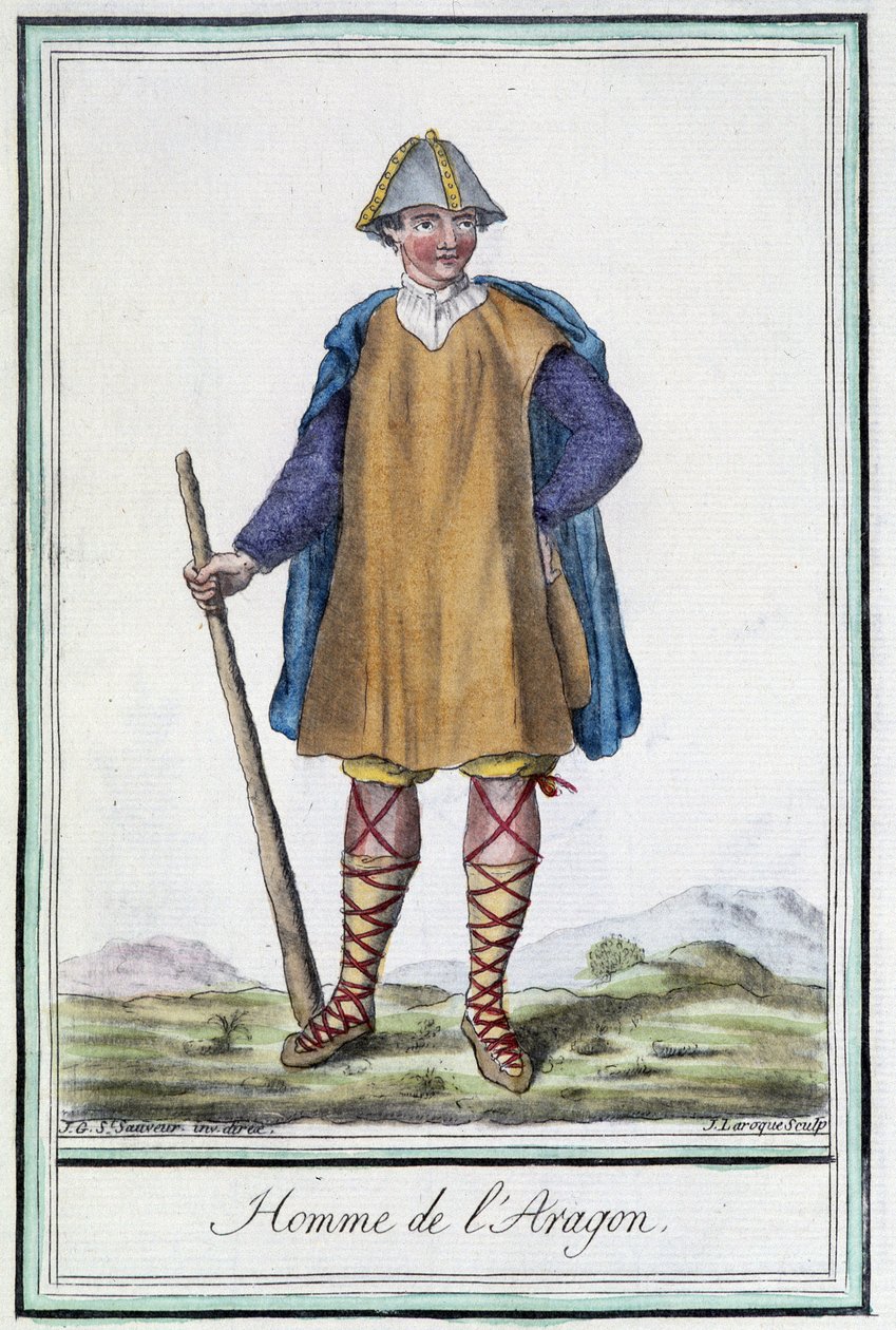 Man of Aragon (Spain) - in 