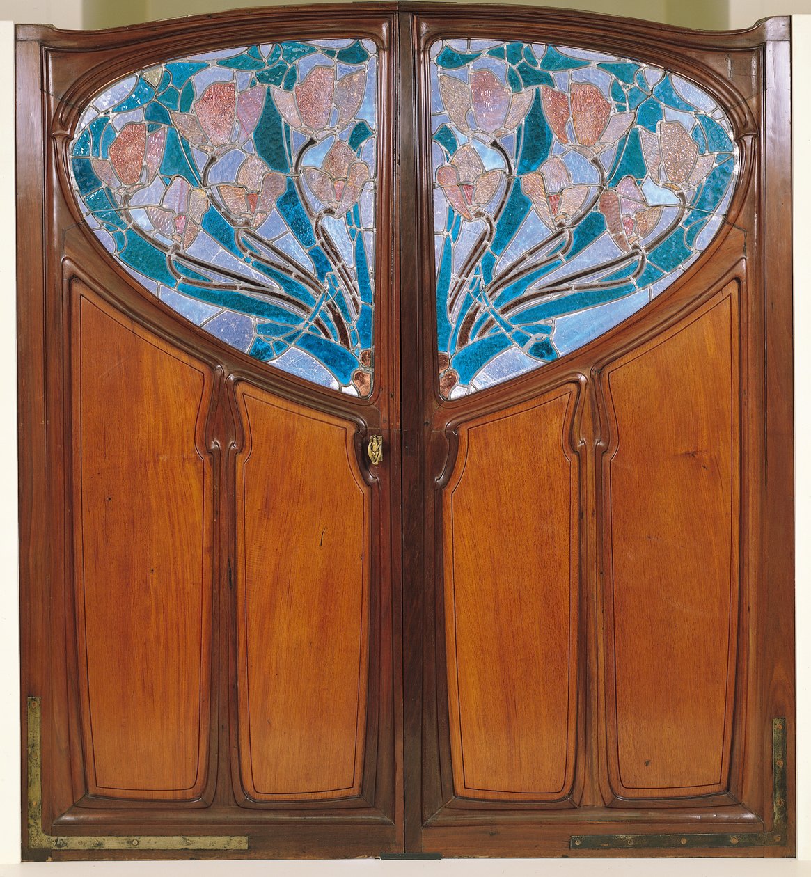 Double Door, Designed by Jacques Gruber, Emile Andre, and Eugene Vallin for Vaxelaire et Cie by Jacques Gruber