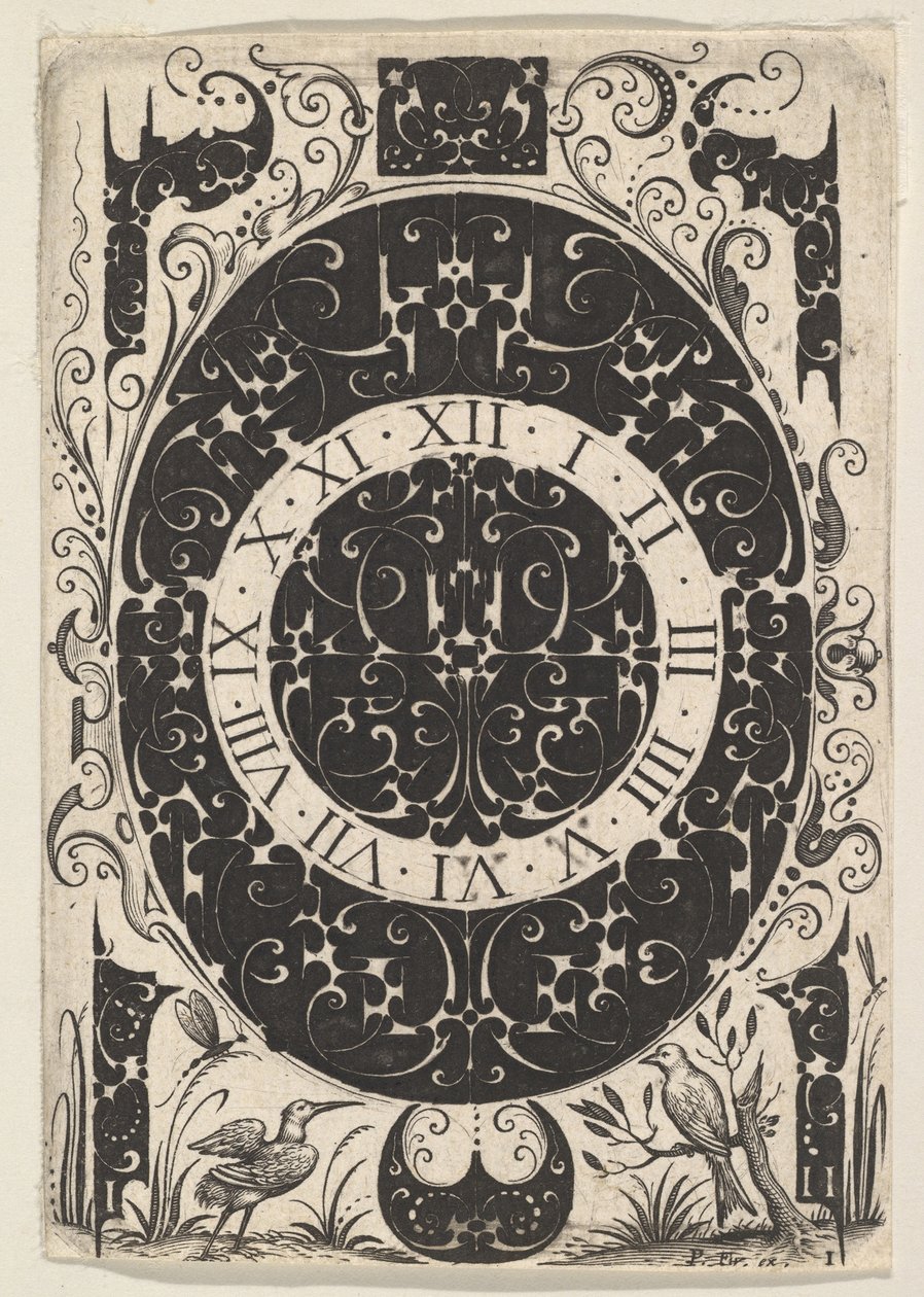 Oval Watchcase with Birds and Smaller Motifs by Jacques Hurtu