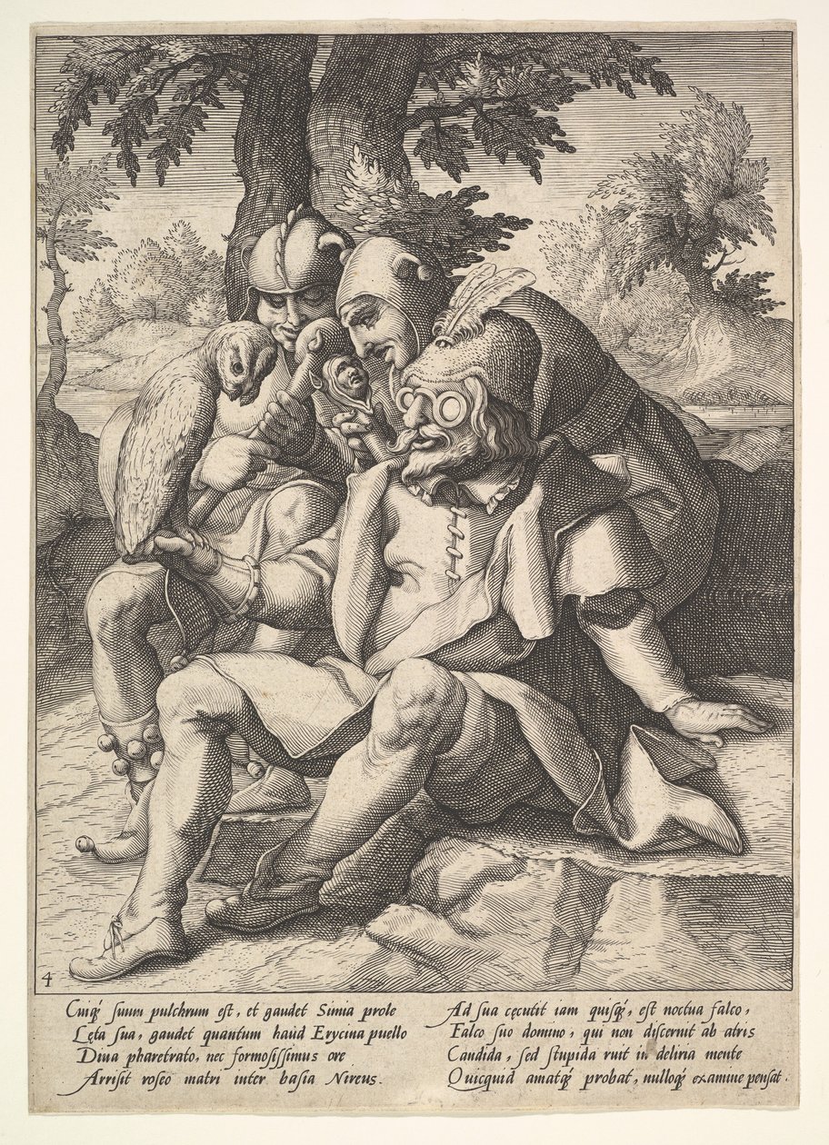 The Wisdom of Fools, from Six Proverbs by Jacques II de Gheyn