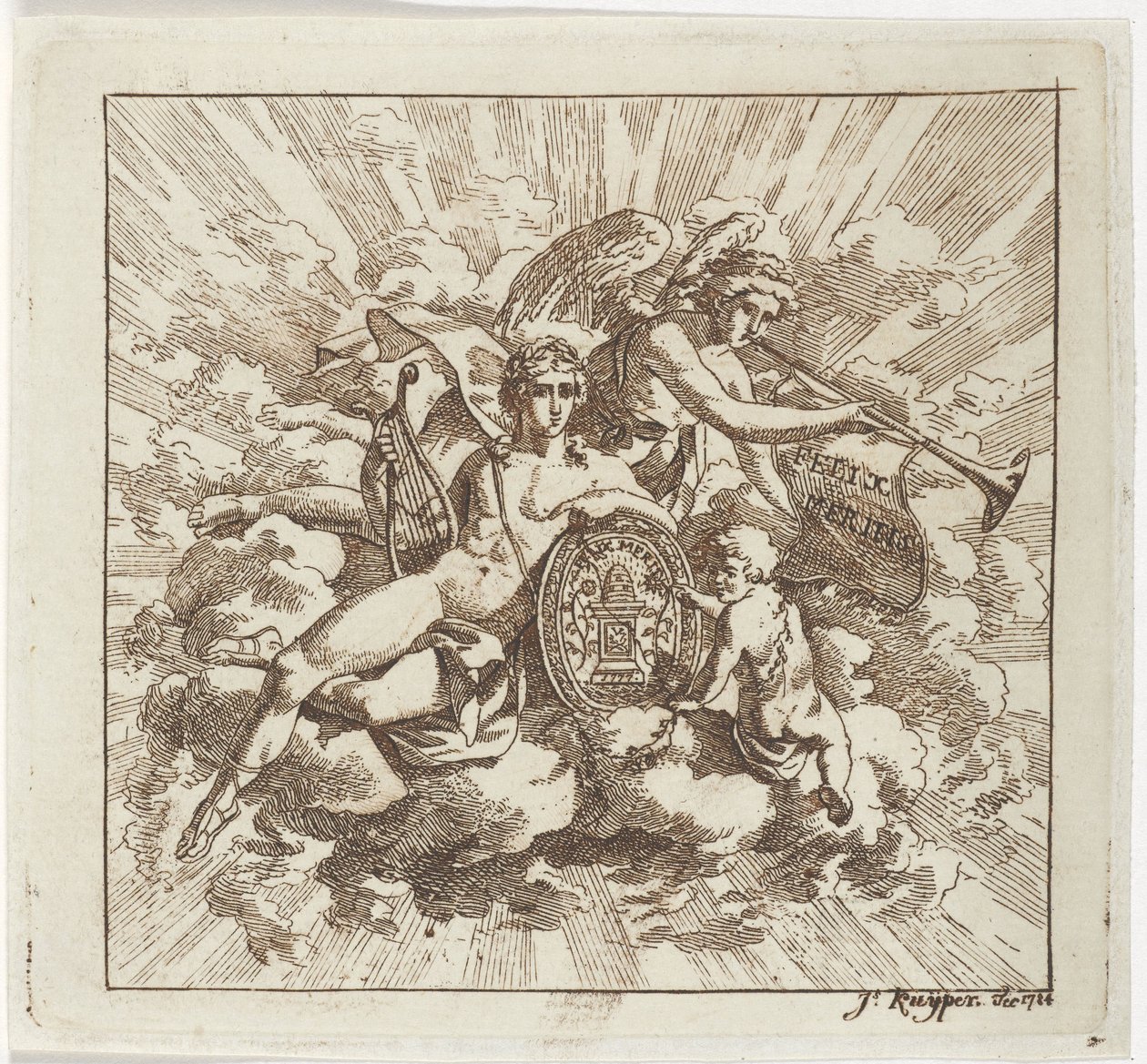 Allegorical Composition on Felix Meritis by Jacques Kuyper