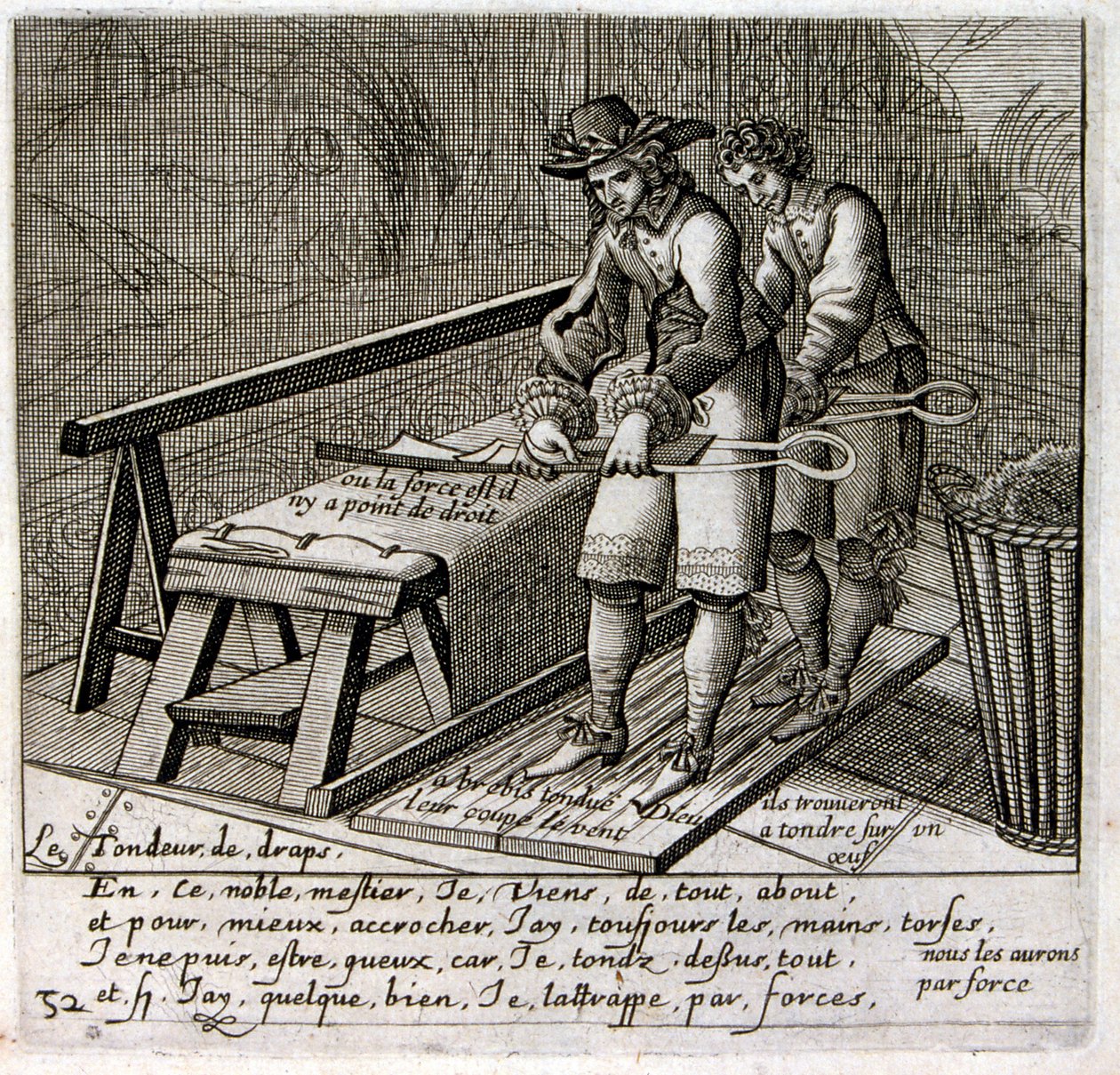 Illustration of fables by Jean de La Fontaine by Jacques Lagniet