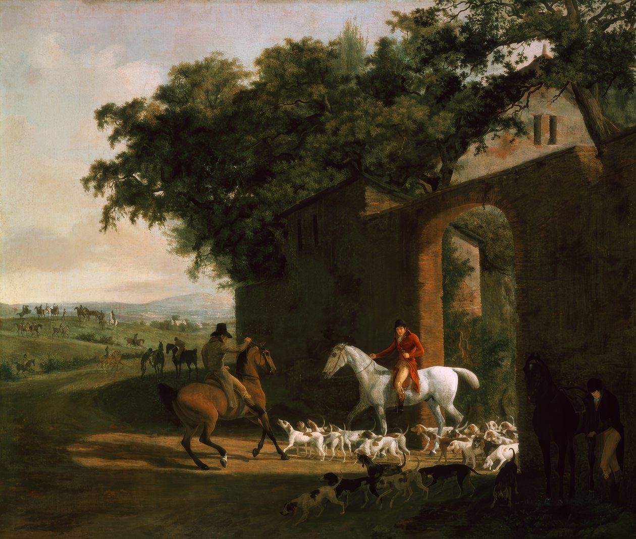 Departure for the Hunt by Jacques Laurent Agasse