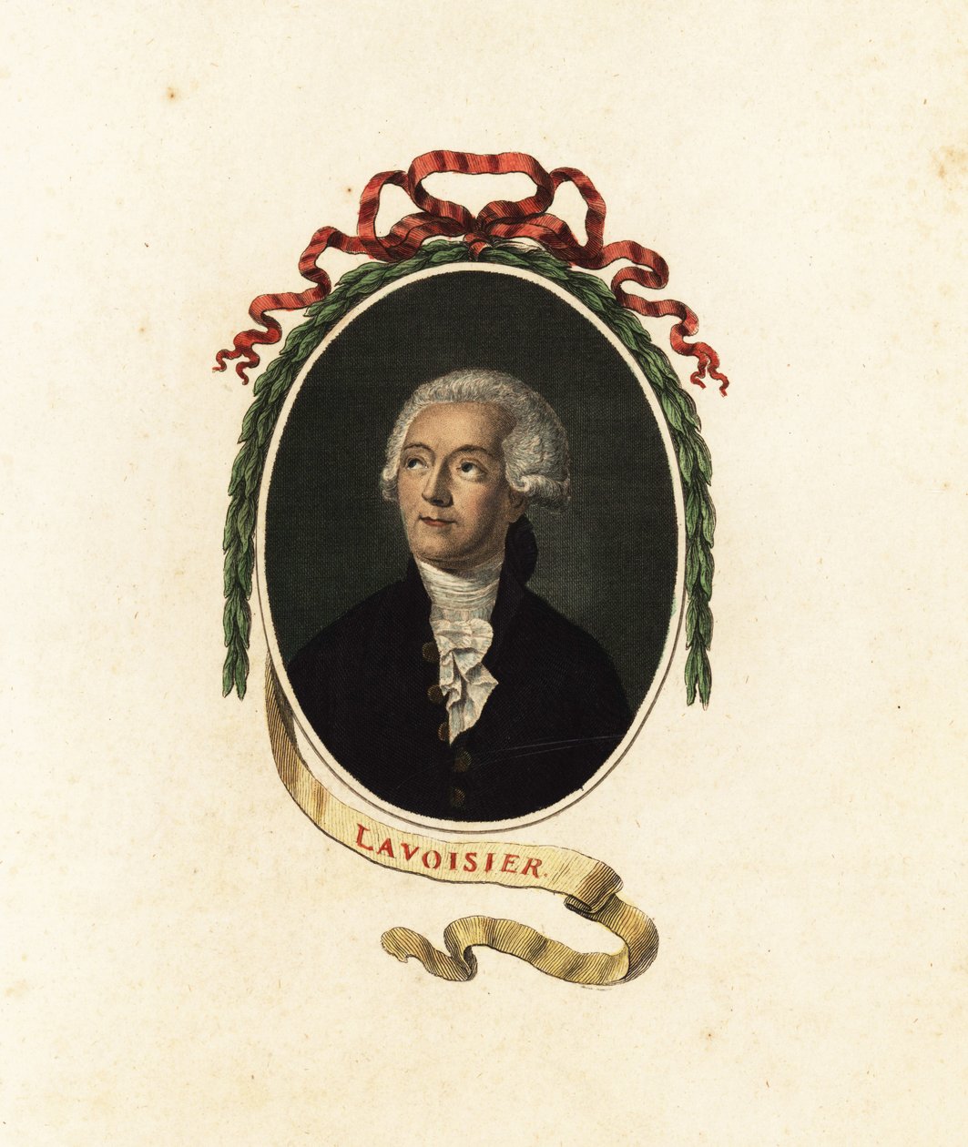 Antoine Lavoisier, French Chemist, Economist and Nobleman (engraving) by Jacques Louis (after) David