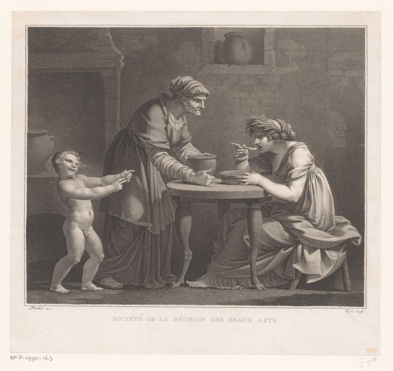 Mocking of Ceres by Jacques Louis Copia