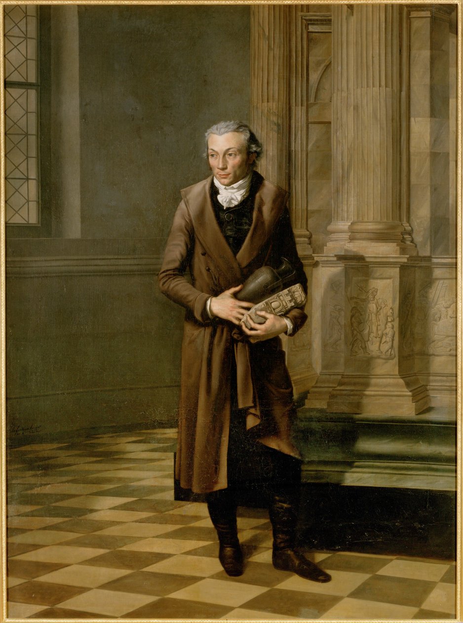 Alexandre Lenoir, Founder of the Museum of French Monuments by Jacques Louis David