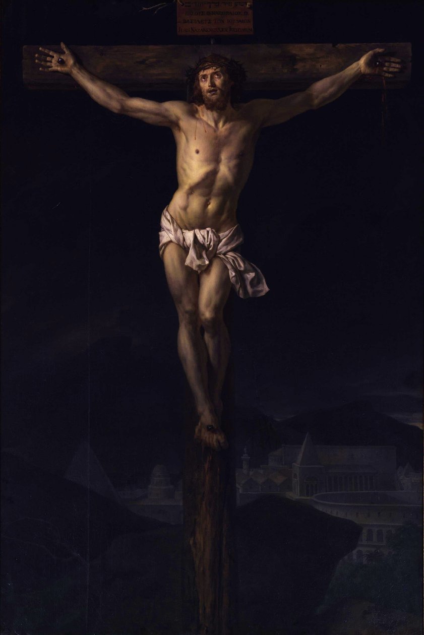Christ on the Cross by Jacques Louis David
