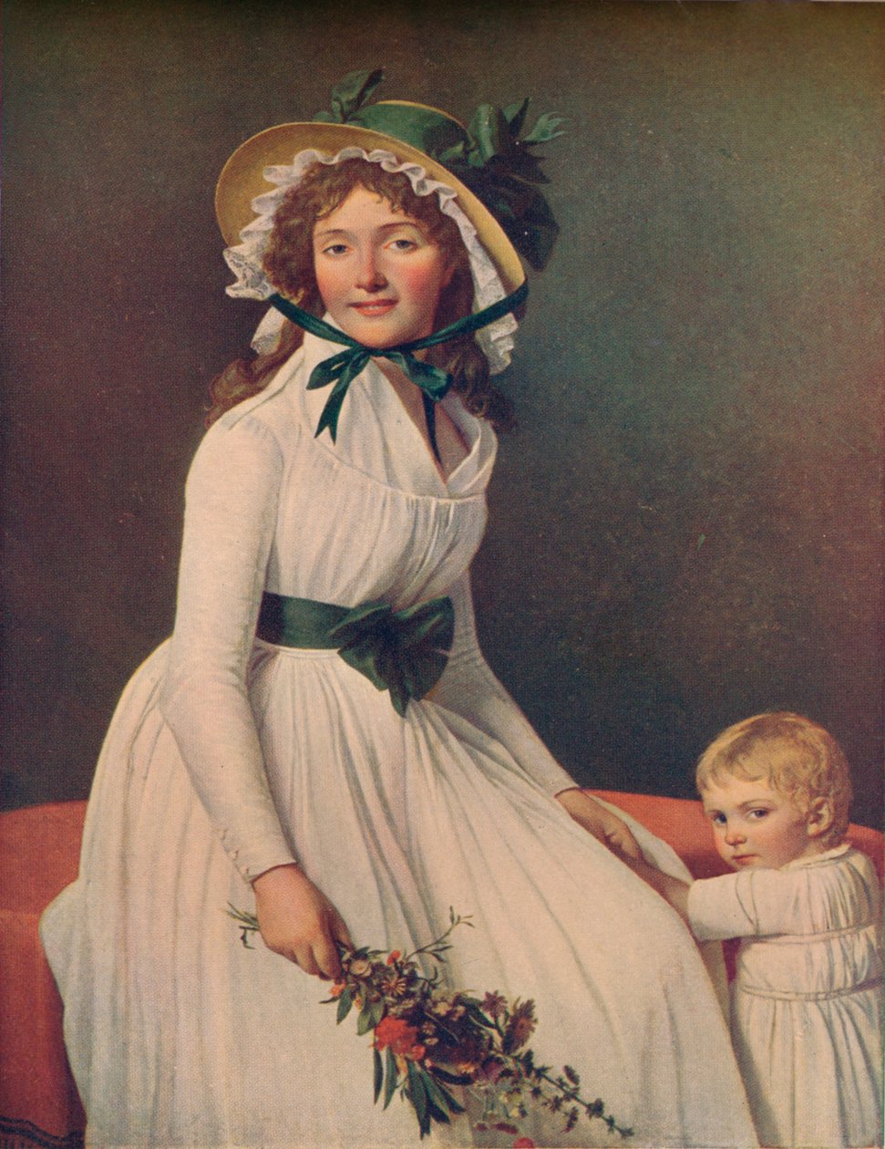 Emilie Pecoul, Madame Seriziat by Jacques Louis David