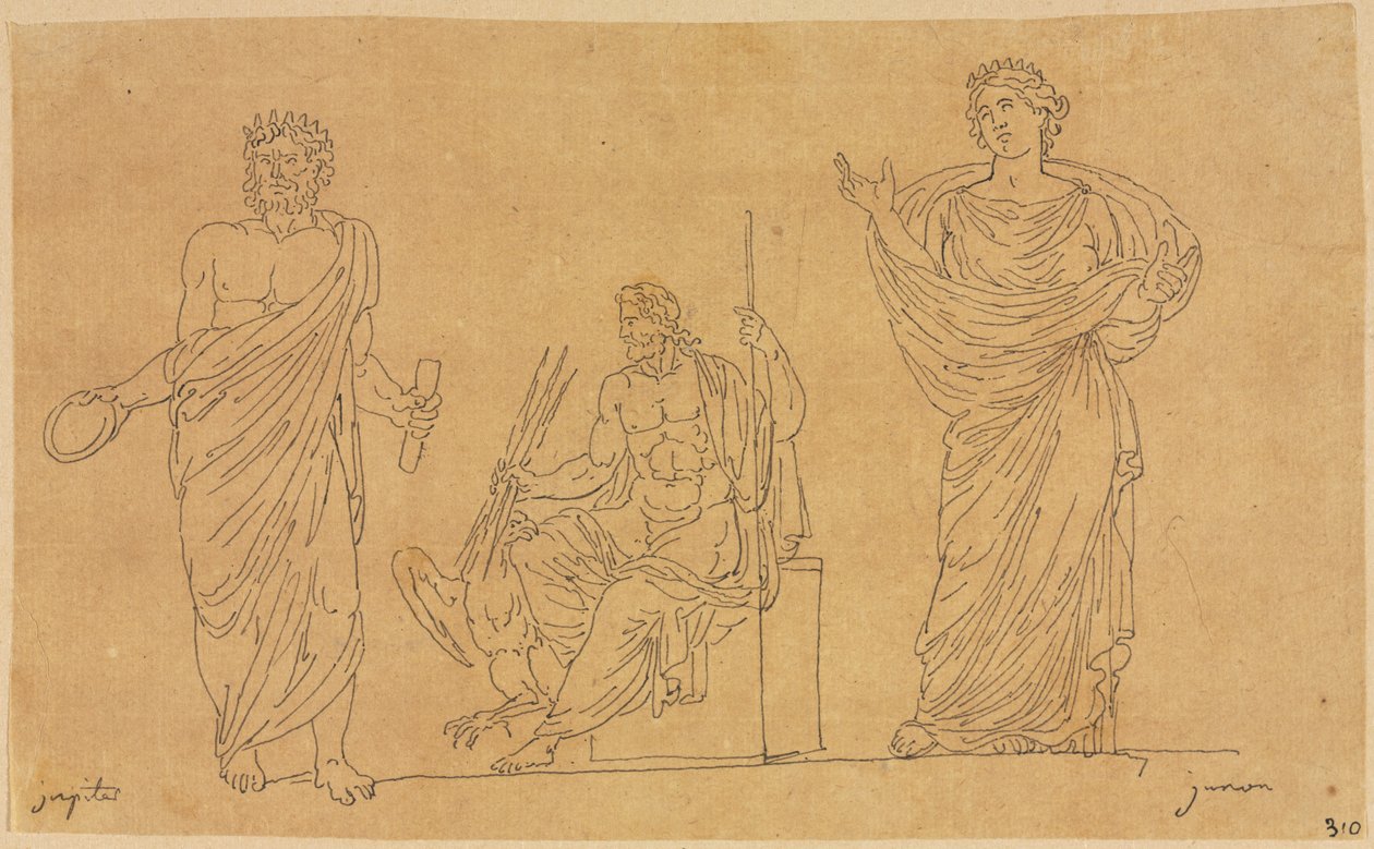 Gods and Goddess by Jacques Louis David