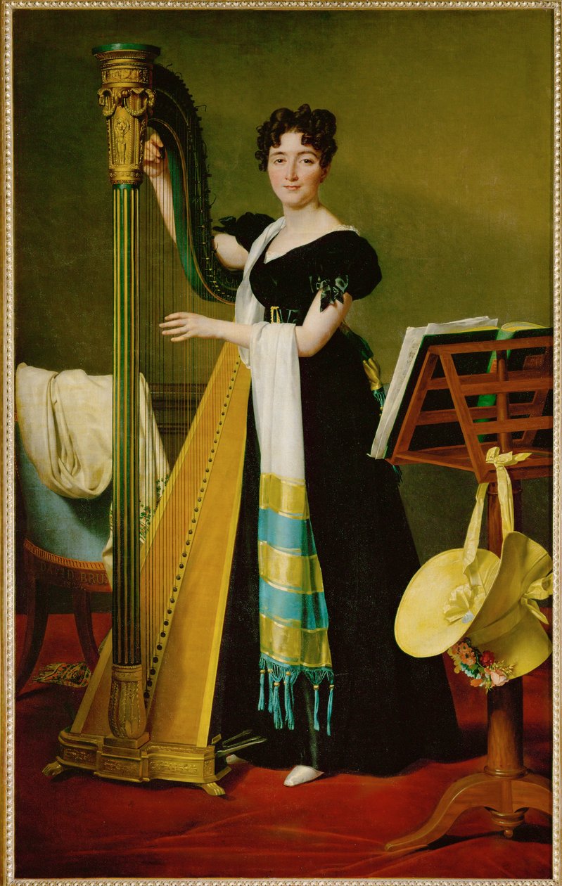 Juliette de Villeneuve, Niece of Queen Julie, Wife of Joseph Bonaparte by Jacques Louis David