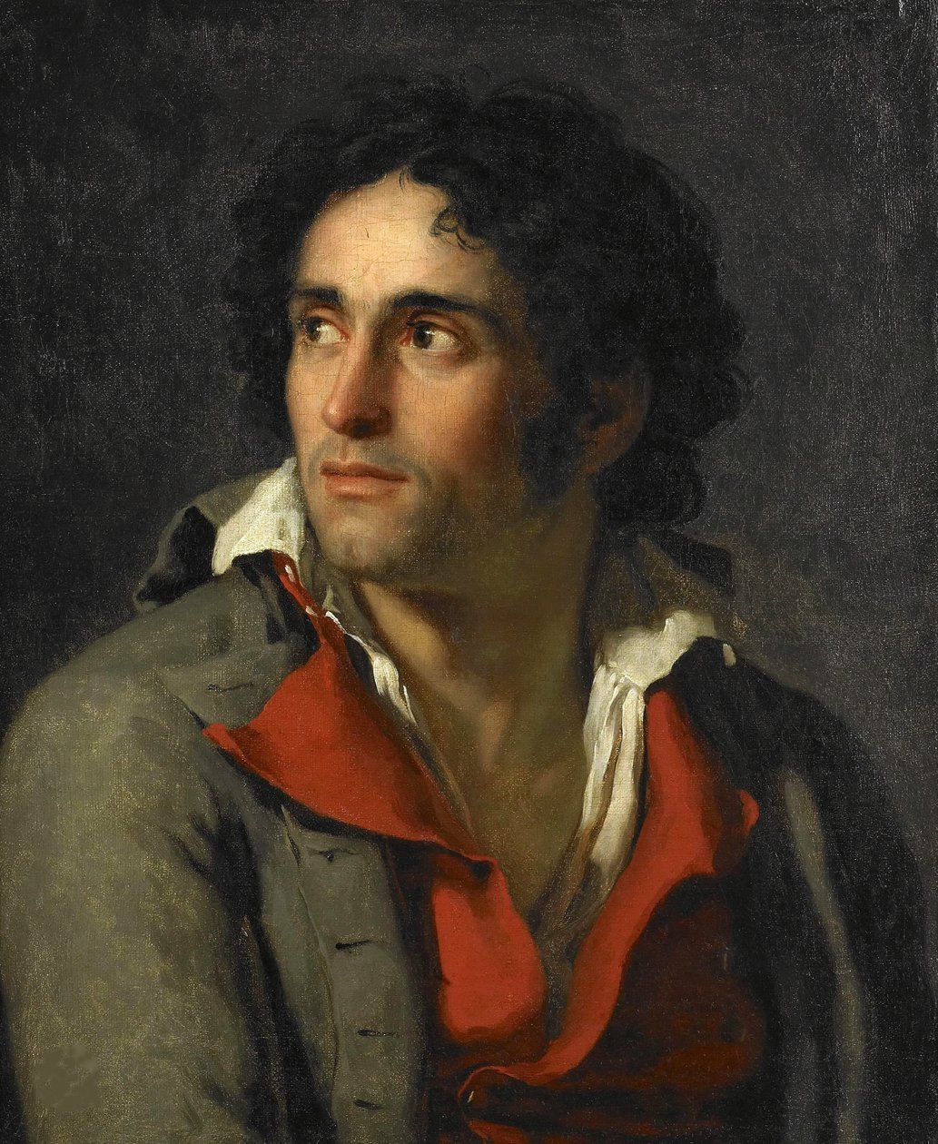 Le Geôlier The jailer, ca 1794 by Jacques Louis David