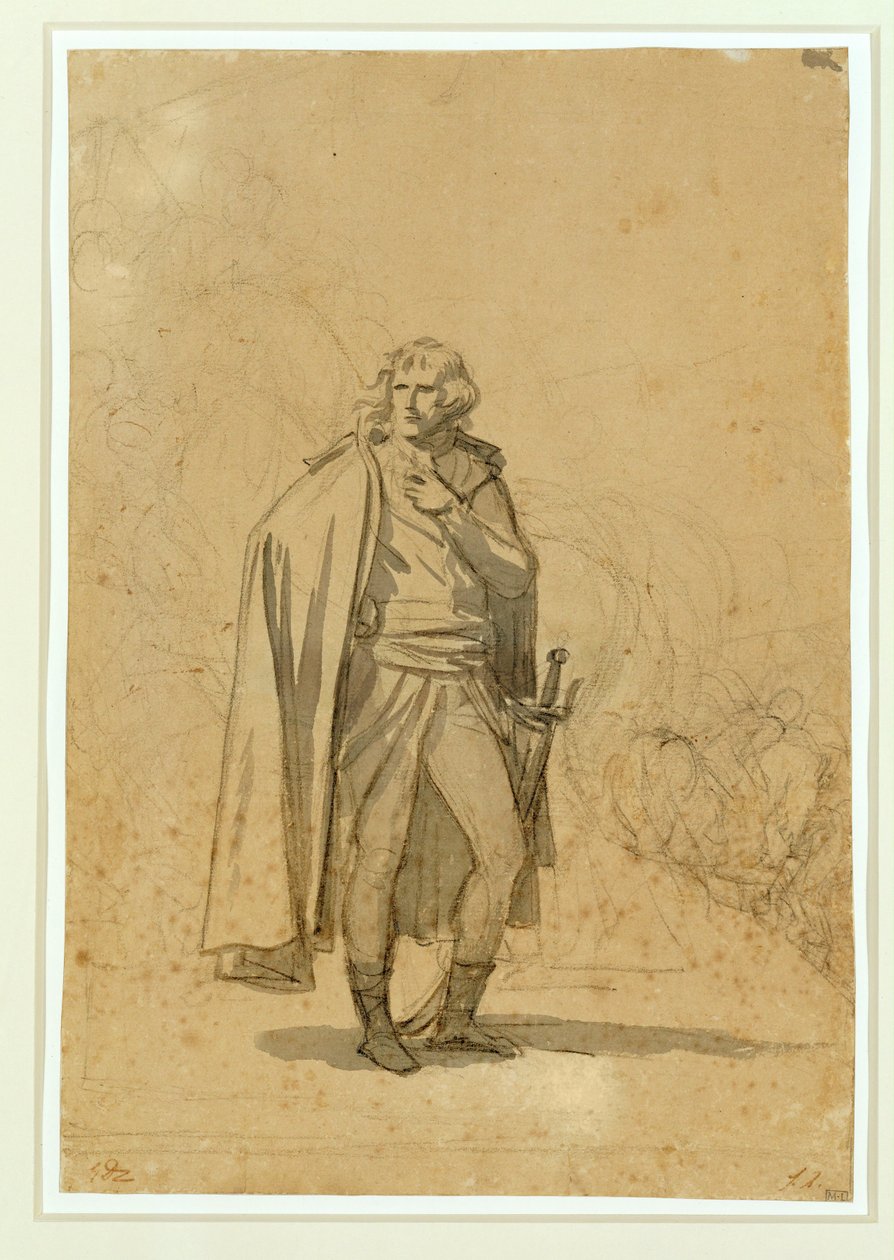 General Bonaparte Standing by Jacques Louis David
