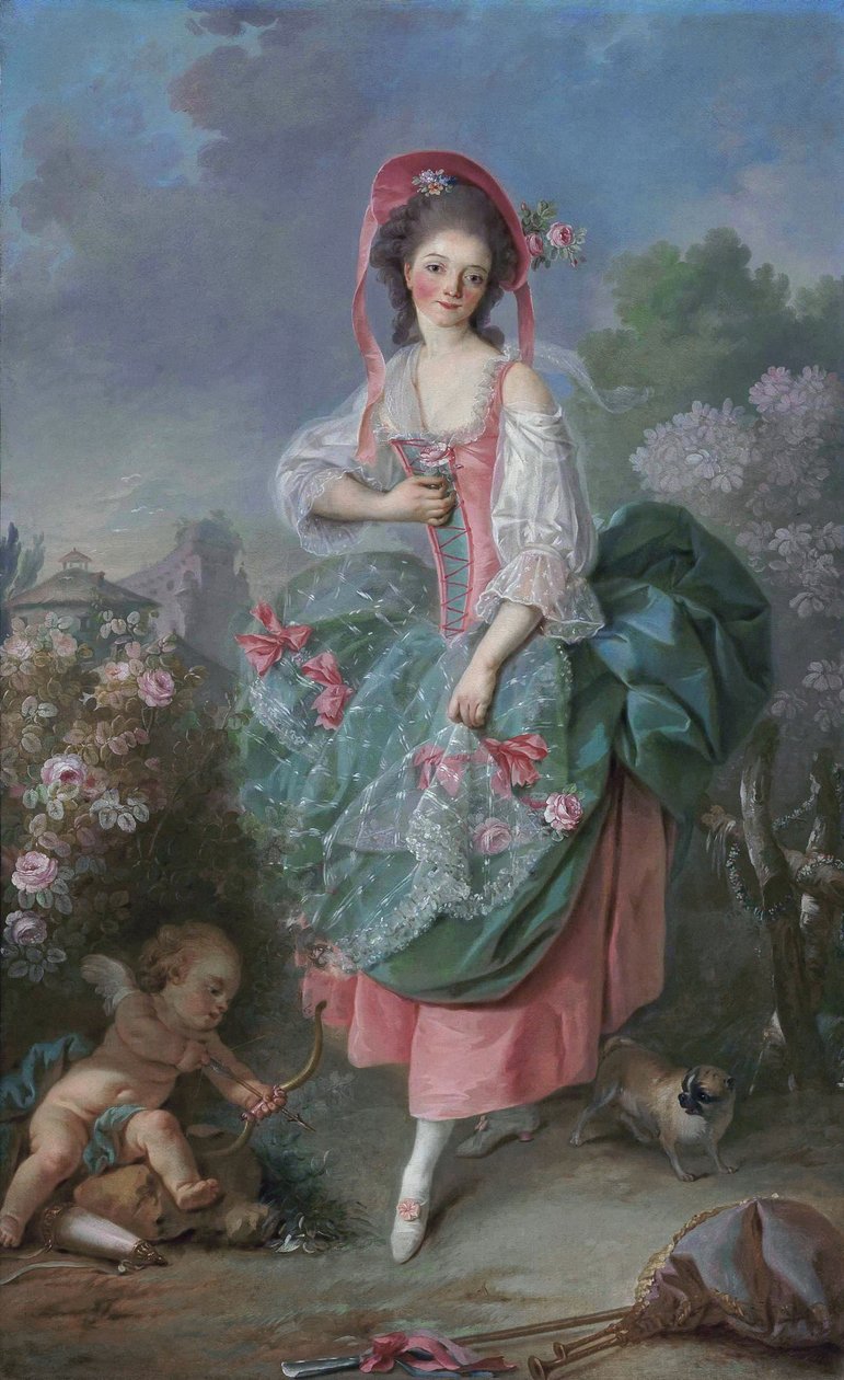 Mademoiselle Guimard as Terpsichore by Jacques Louis David