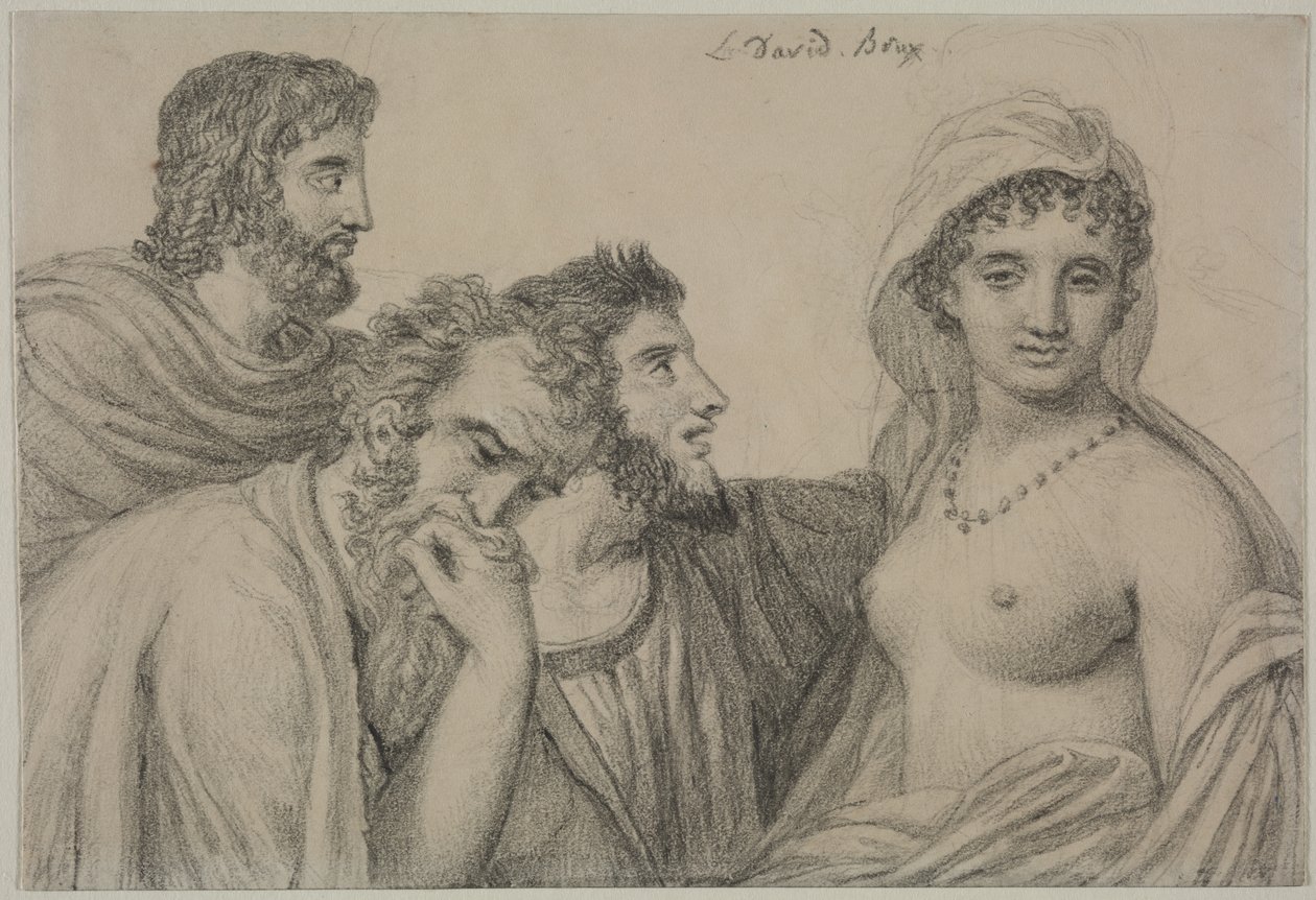 Phryné before the Judges by Jacques Louis David