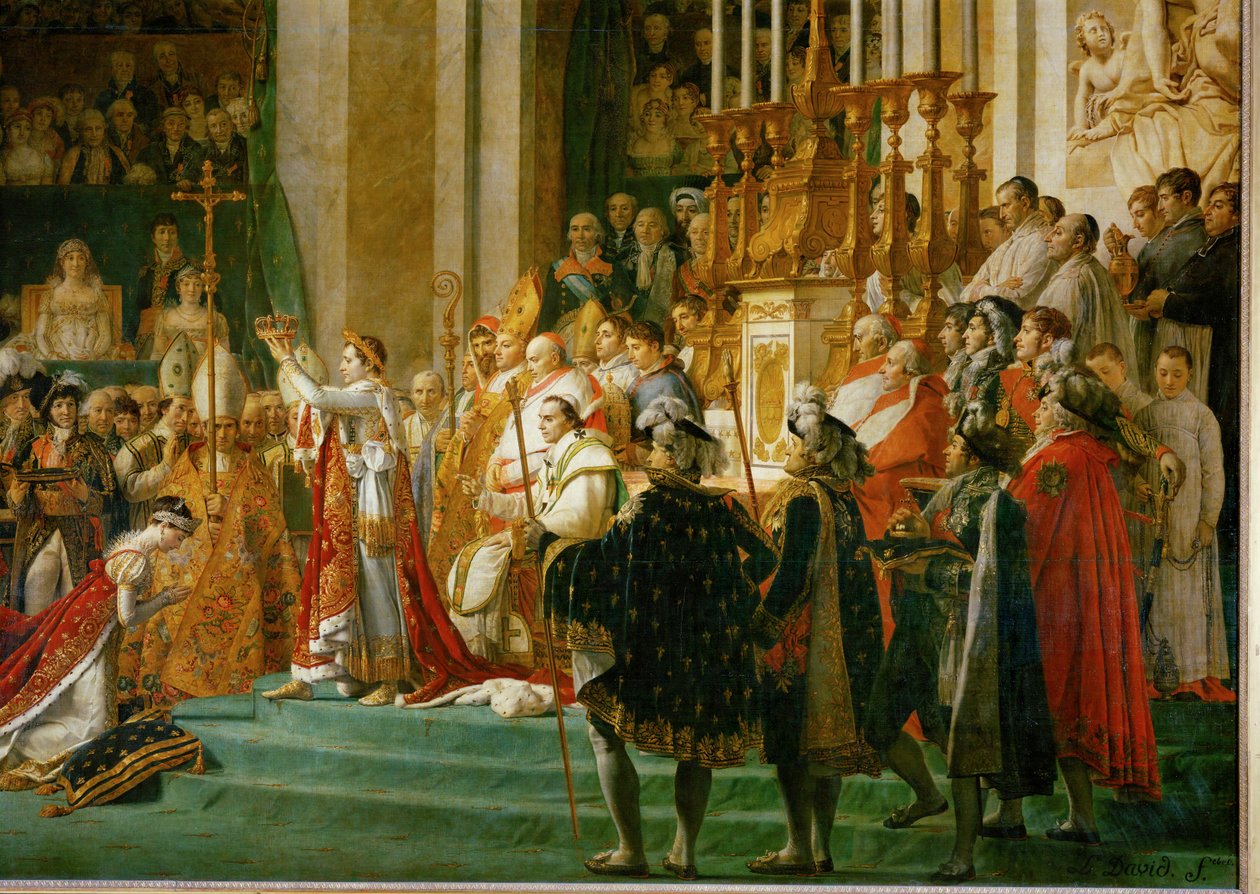 The Coronation of Napoleon in Notre-Dame by Jacques Louis David
