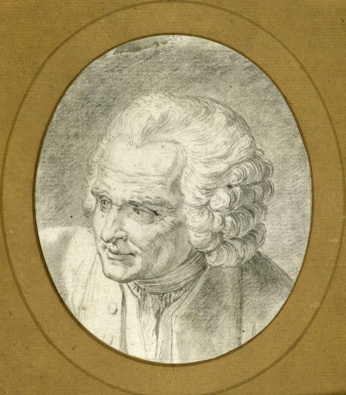Portrait of Jean-Jacques Rousseau, 1775 by Jacques Philippe Caresme