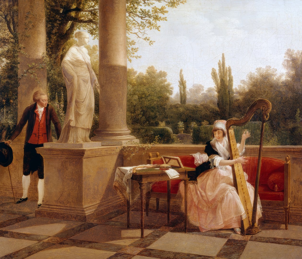 Scene from Roman Life by Jacques Sablet