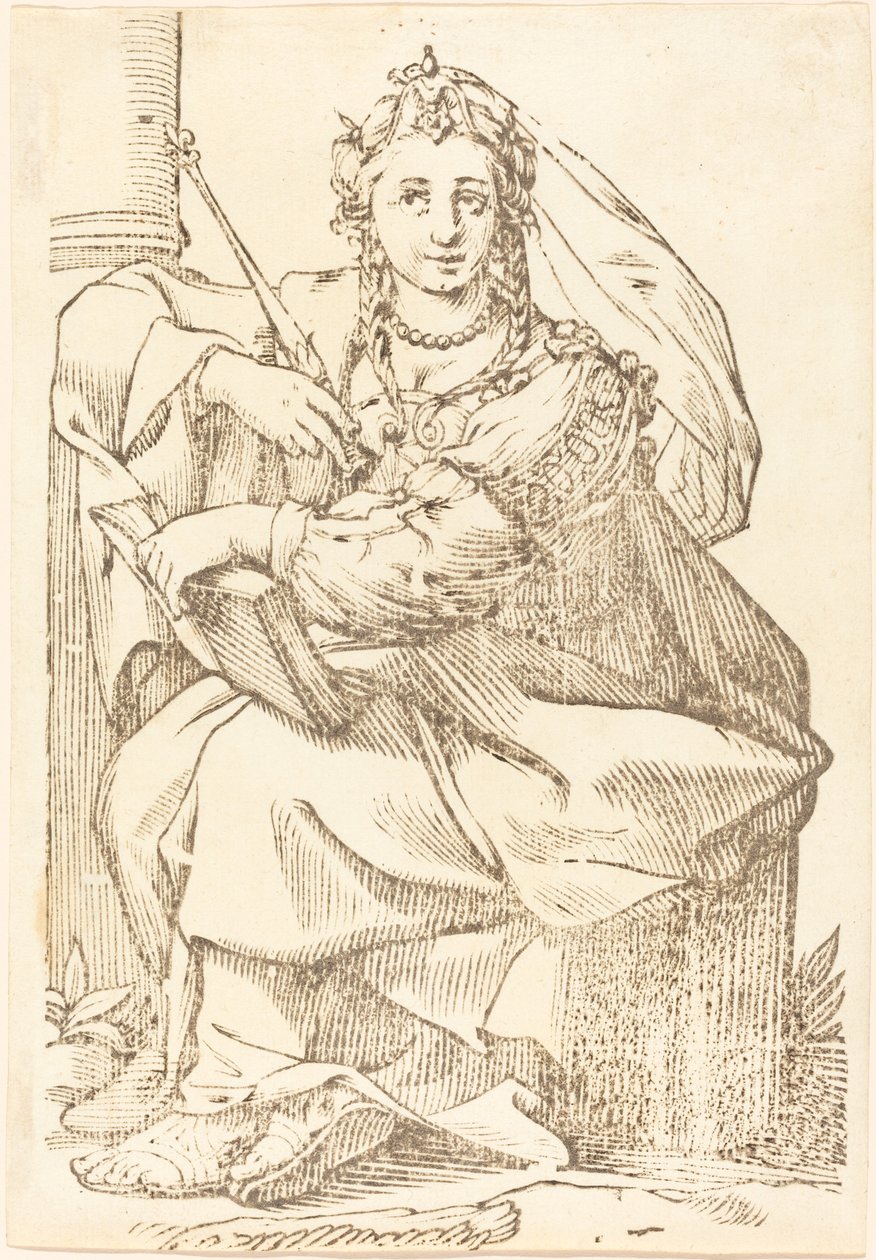 Sibylla Phrygia by Jacques Stella