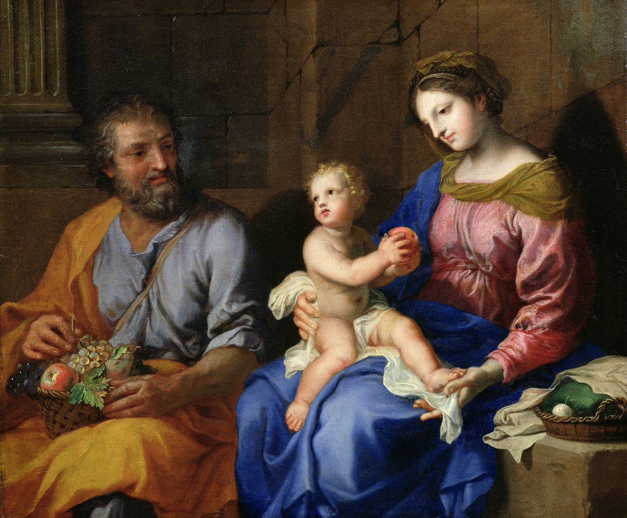 The Holy Family by Jacques Stella