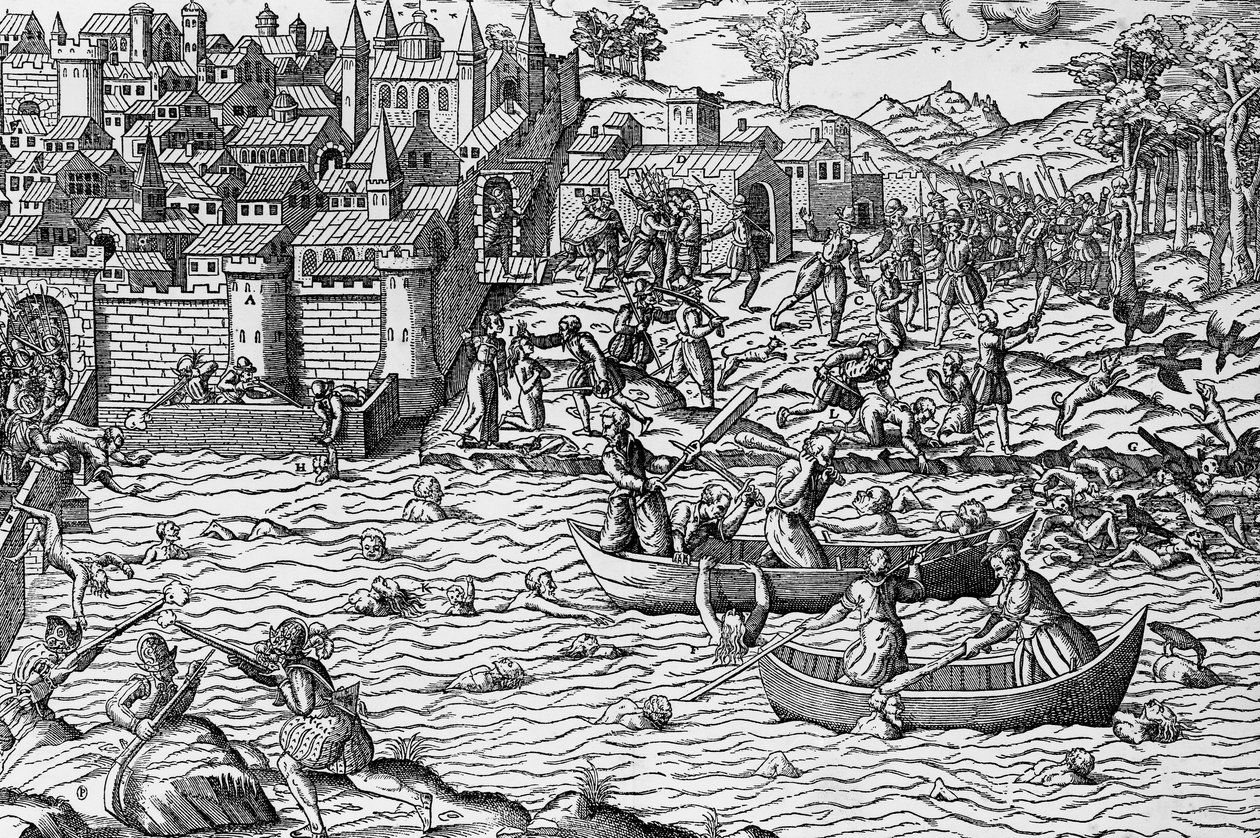 Massacre of Tours by Jacques Tortorel