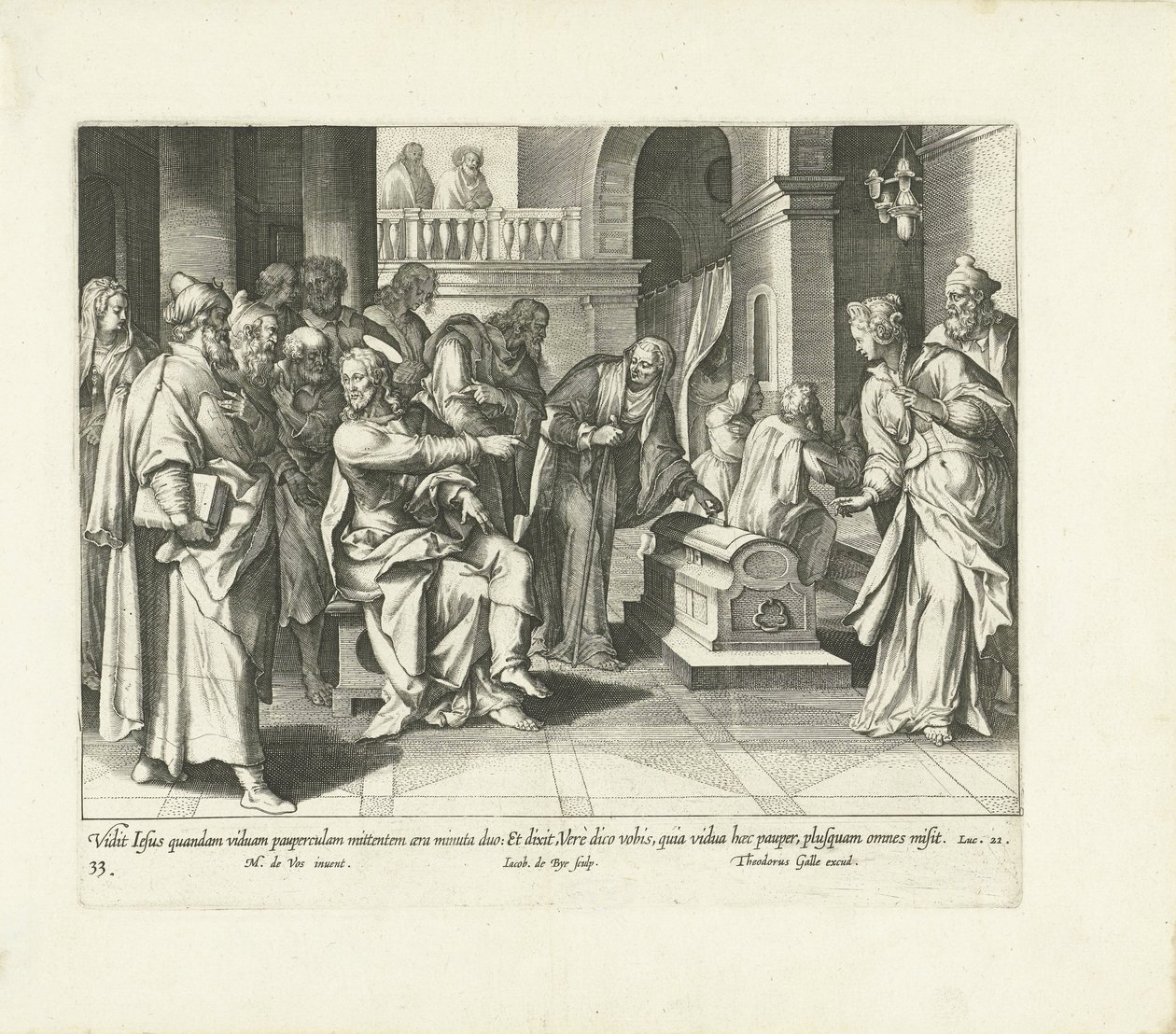 Generosity of the Poor Widow (series title) Vita, passio et Resvrrectio Iesv Christi (series title) Life, Passion and Resurrection of Christ by Jacques de Bie