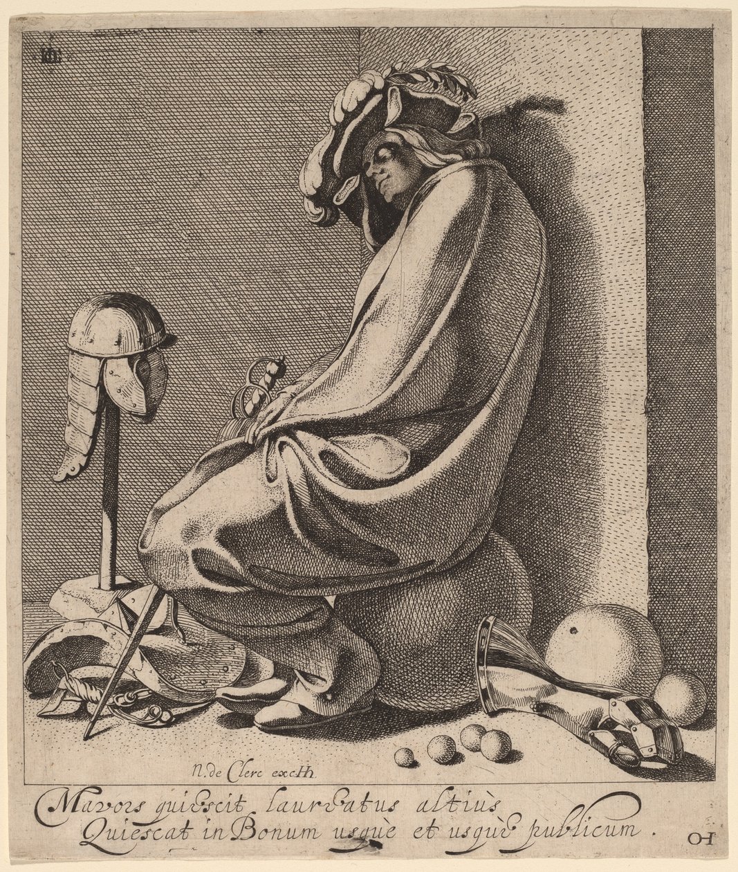 Mars Sleeping by Jacques de Gheyn III