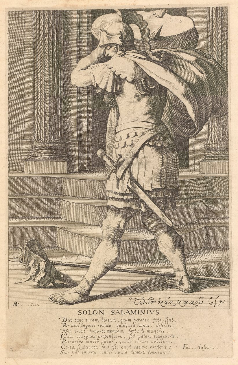 Solon Salaminius, #2 from the Series The Seven Wise Men of Greece by Jacques de Gheyn III