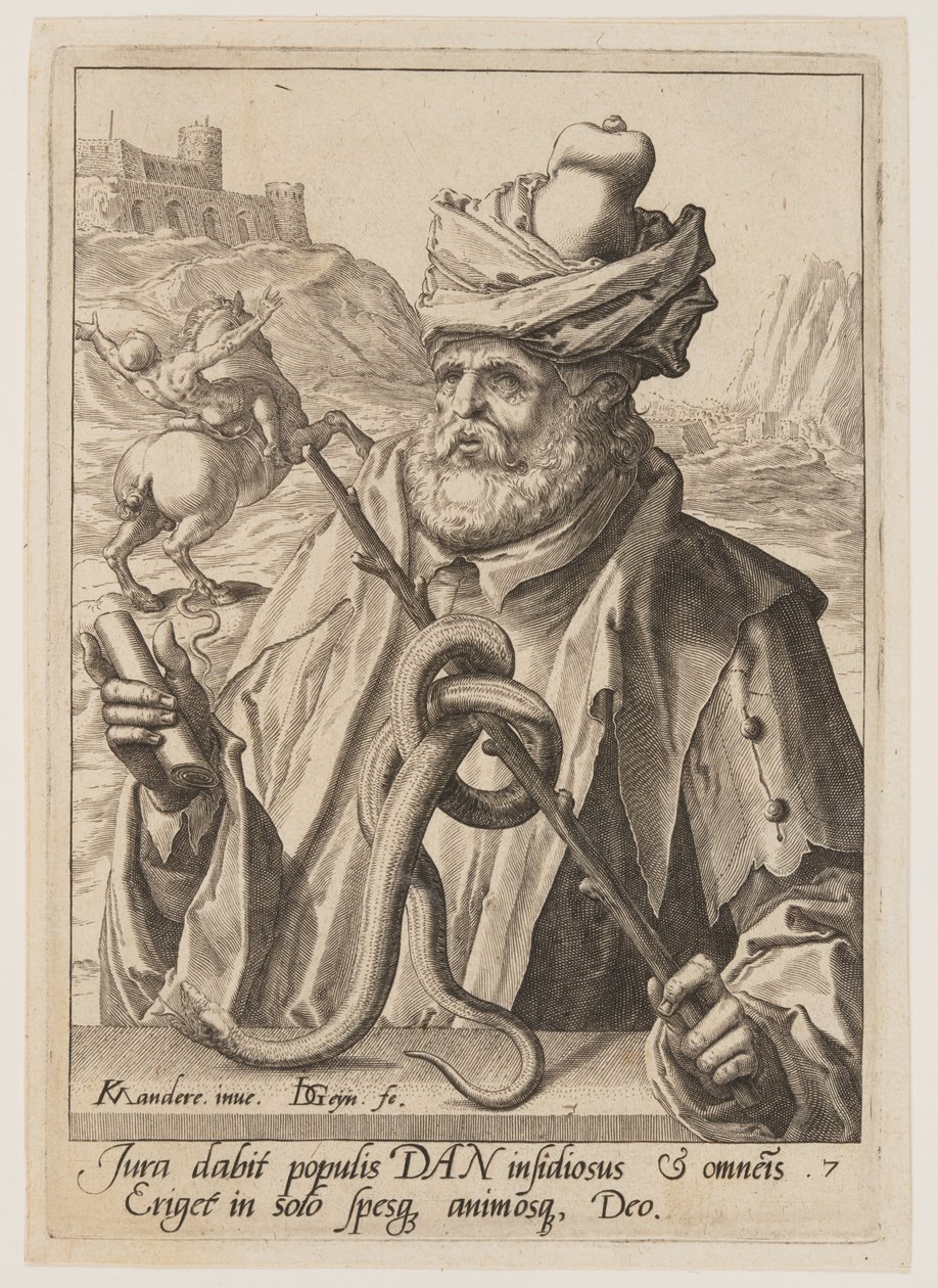 Dan, from The Twelve Sons of Jacob by Jacques de Gheyn II