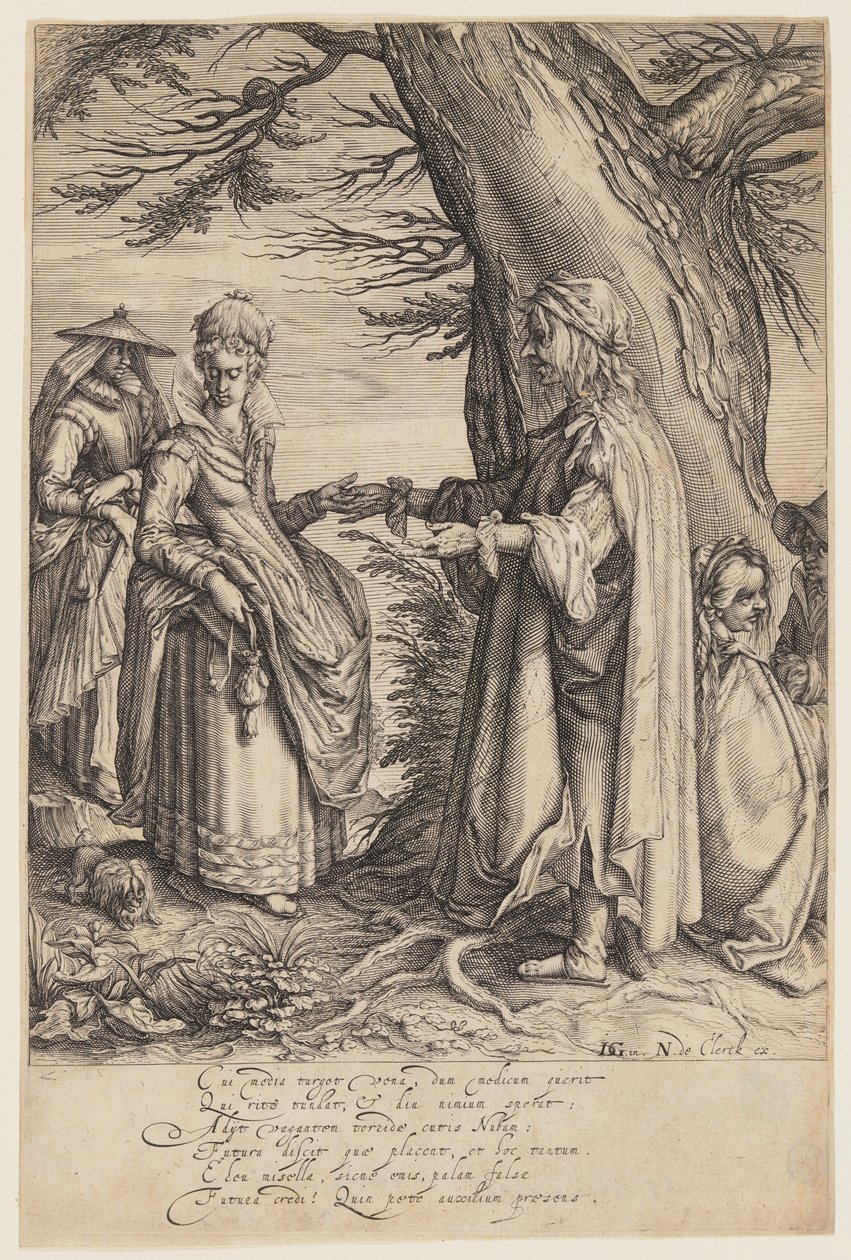 Fortune-Teller by Jacques de Gheyn II
