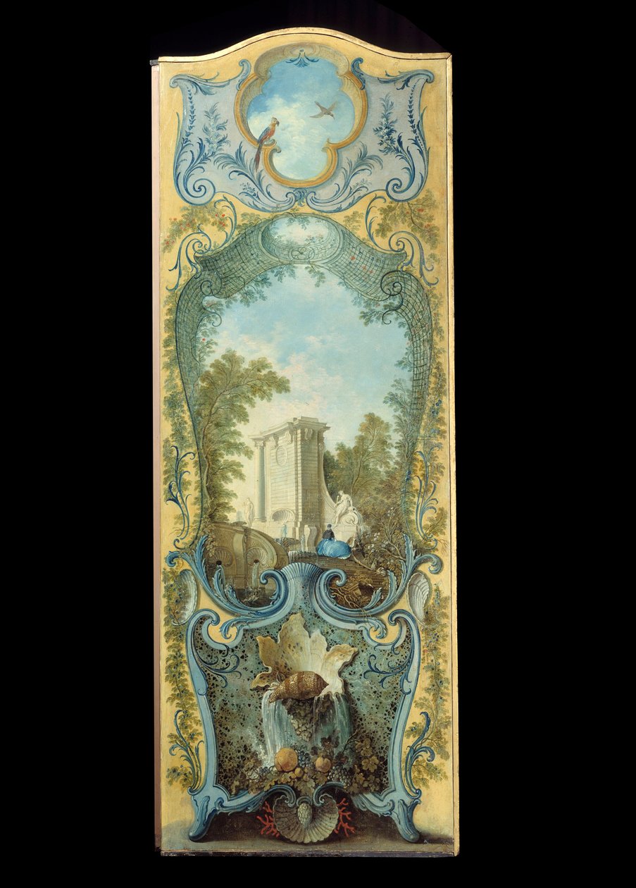 Furniture: Painting Screen by Jacques de Lajoüe