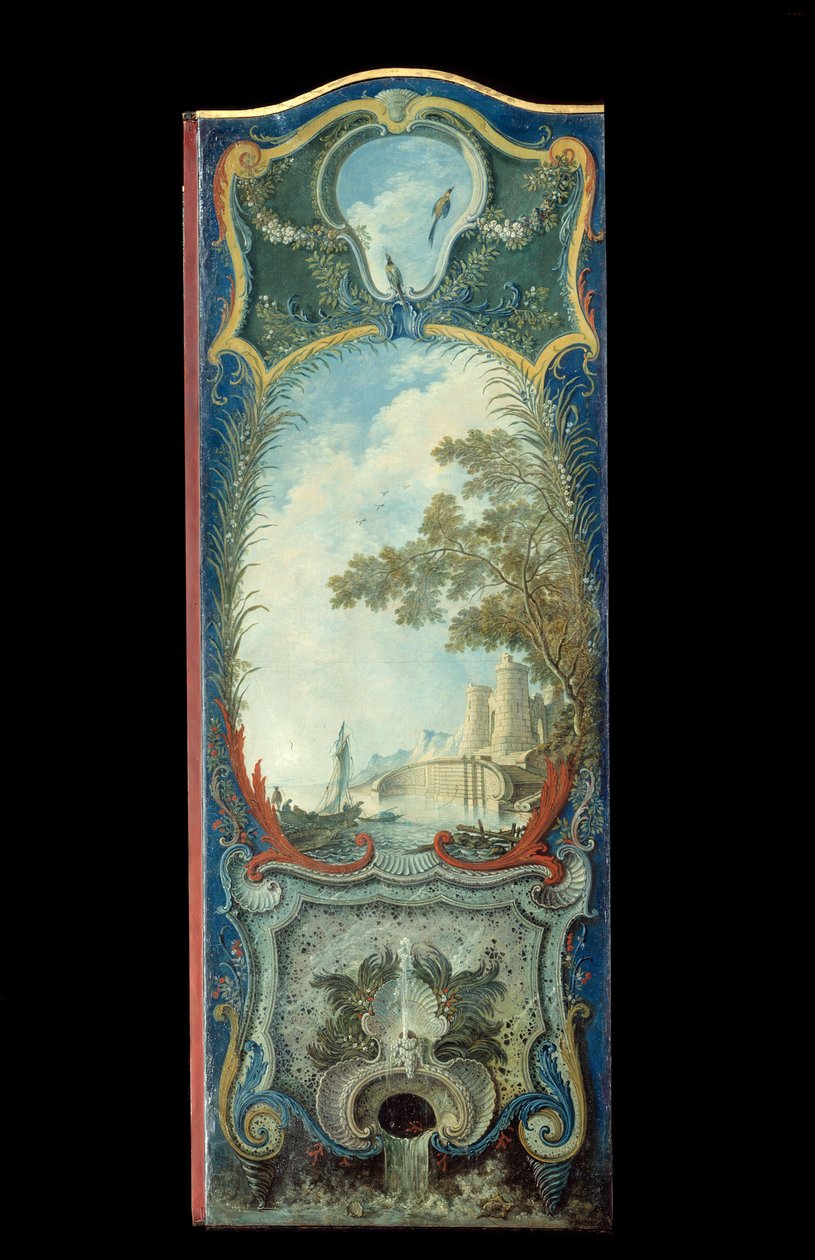 Furniture: Painting Screen by Jacques de Lajoüe